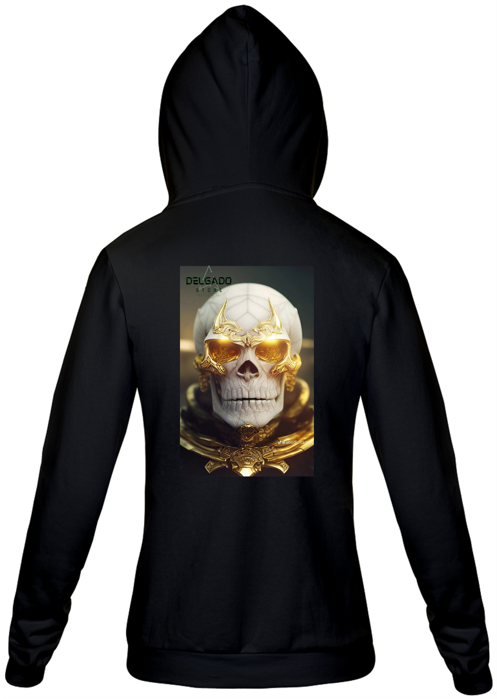 MOLETOM UNISSEX CAVEIRA BRANCA