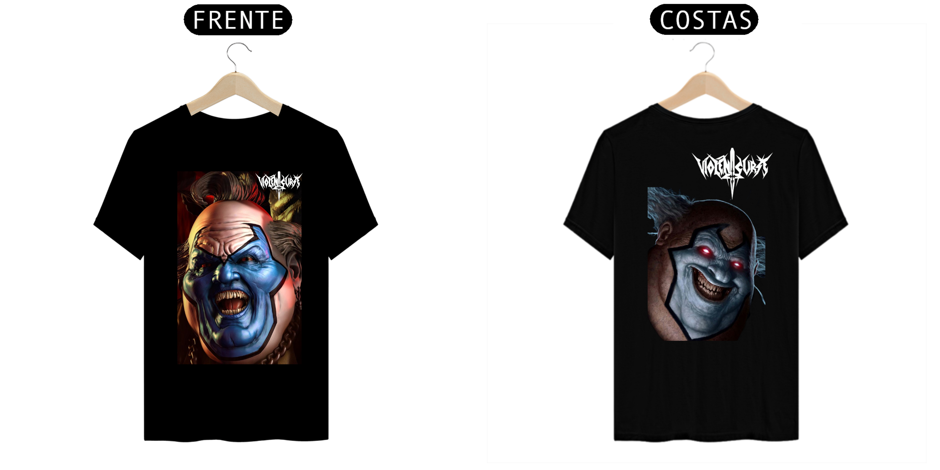 CAMISA MASCULINA O DEMONIO VIOLADOR