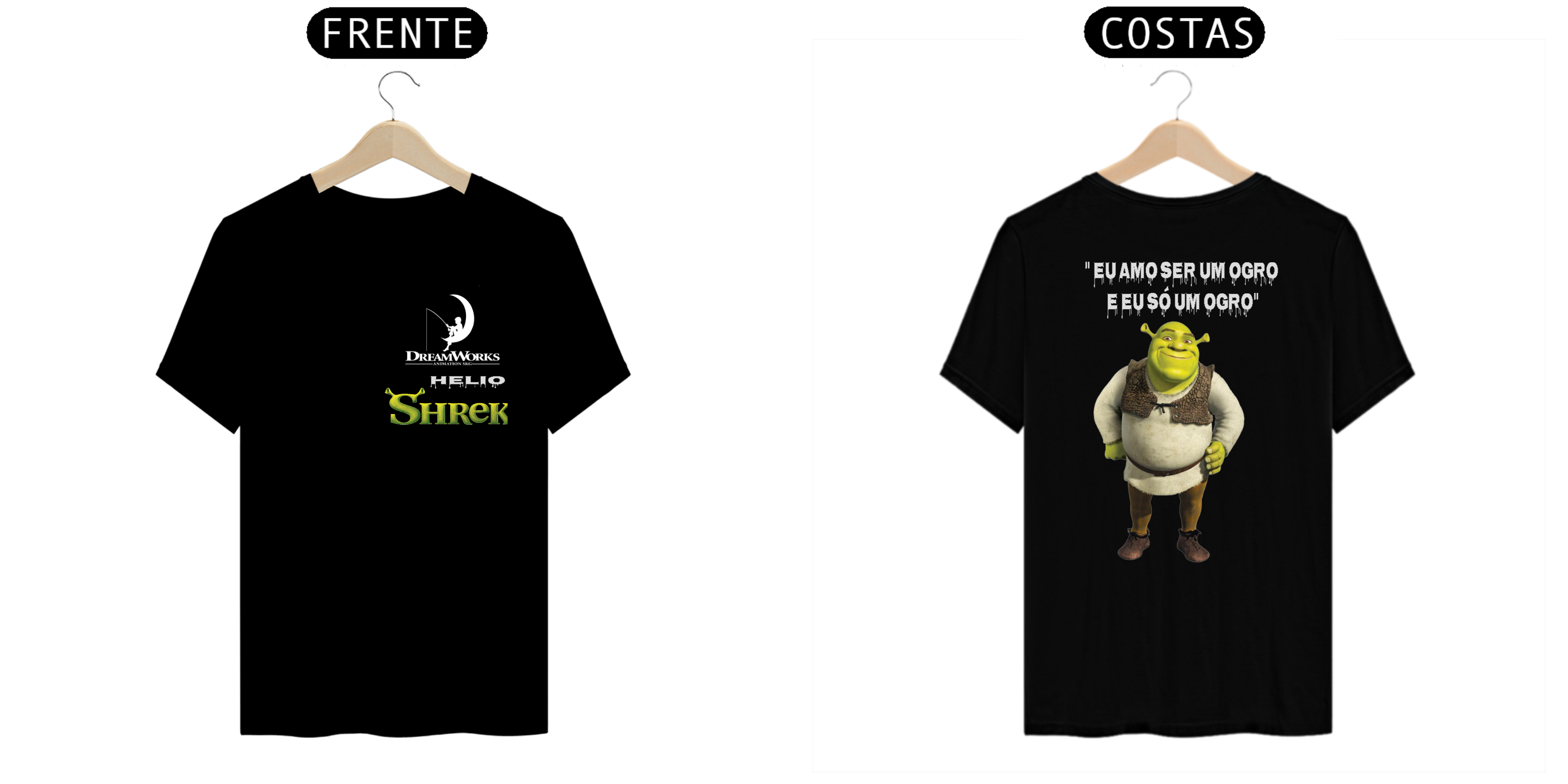 CAMISA MASCULINA SHREK BETA