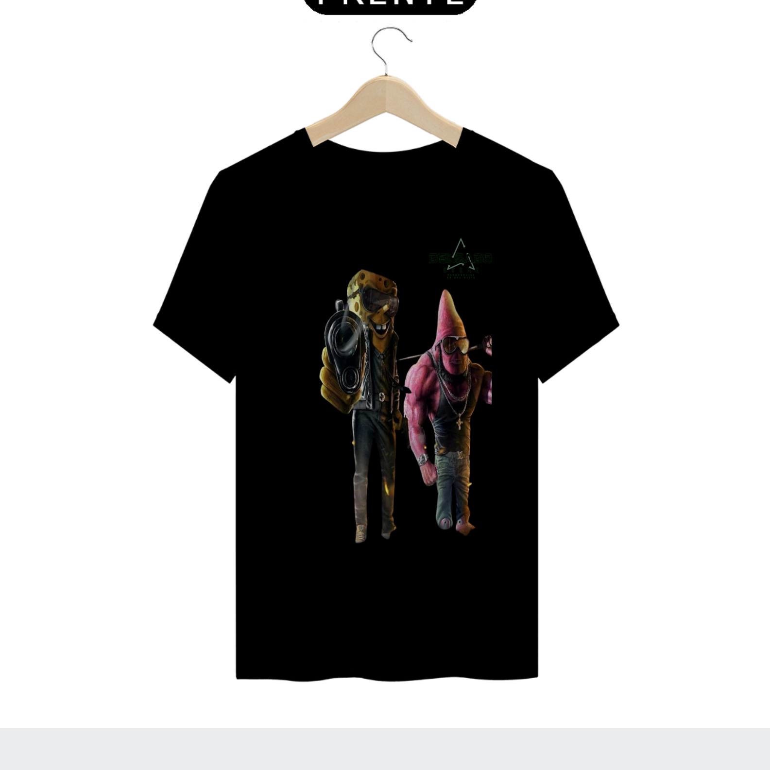 CAMISA MASCULINA BOB E PATRICK SINISTRO 