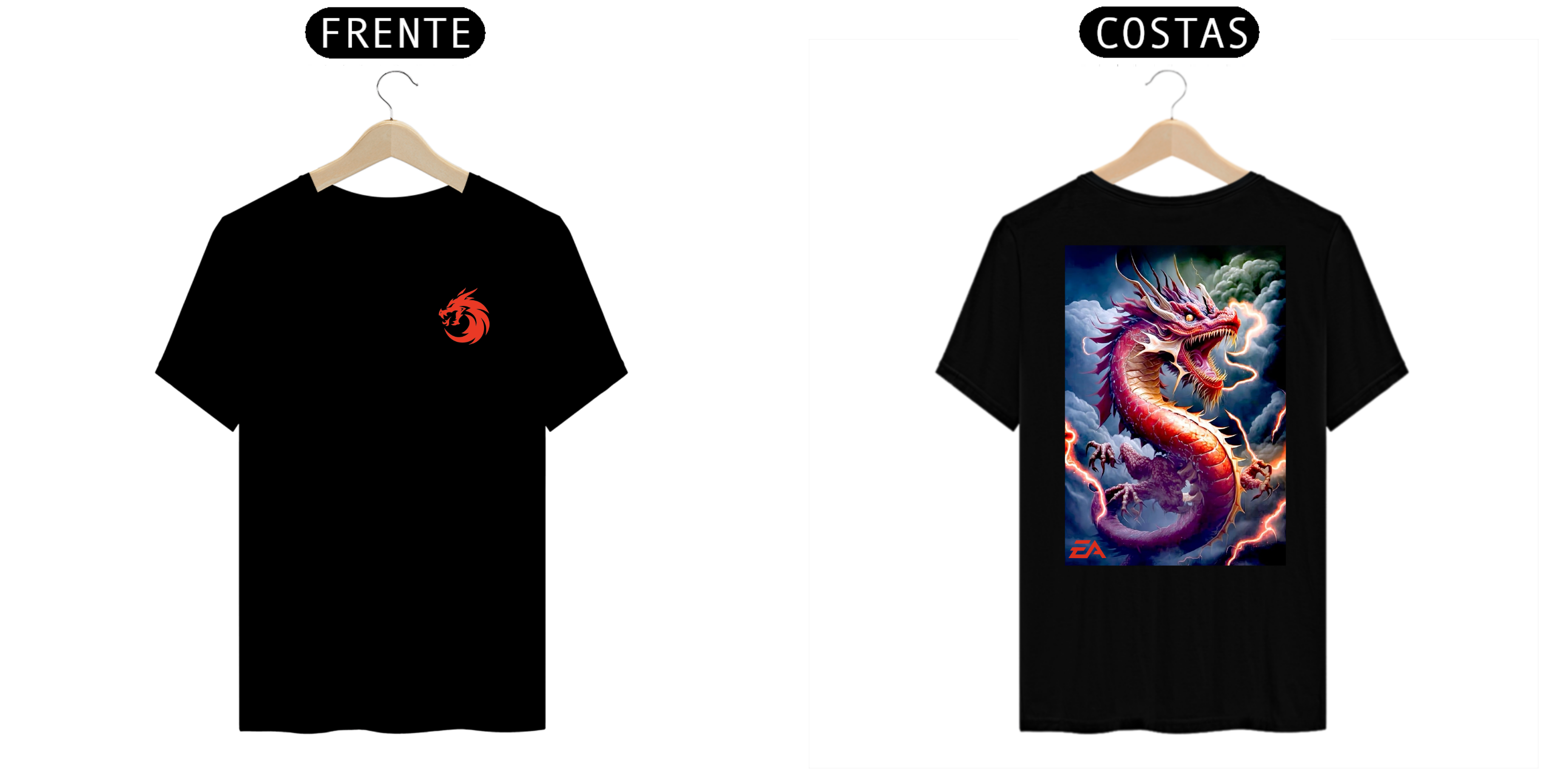 CAMISA MASCULINA DRAGÃO EA 