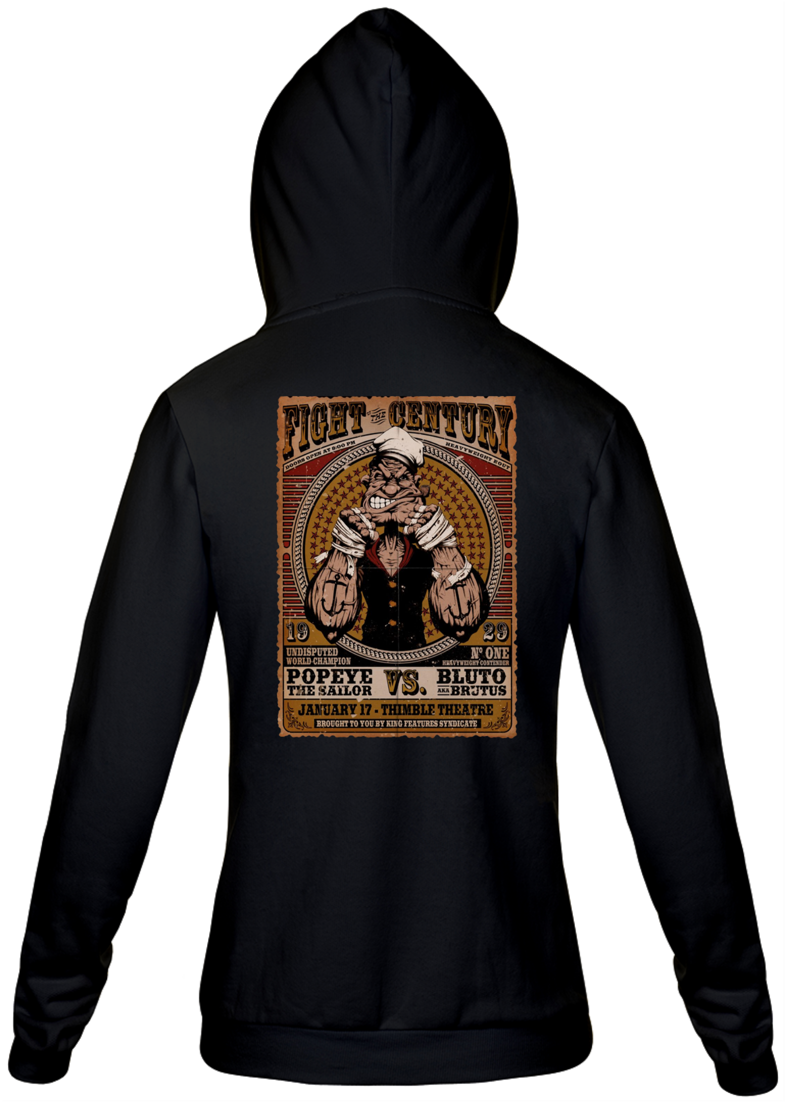 MOLETOM UNISSEX POPEYE SINISTRO 