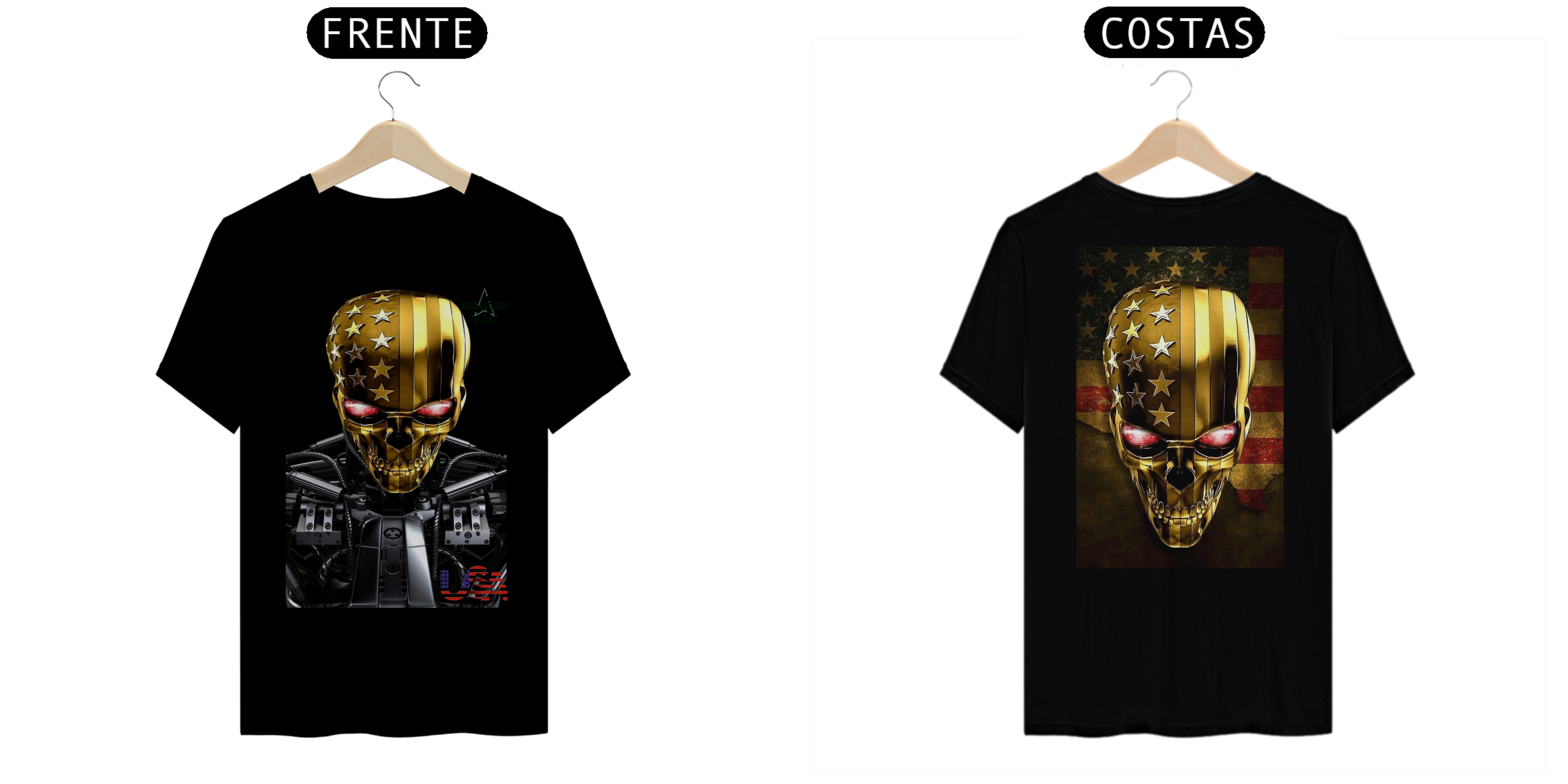 CAMISA MASCULINA O EXTERMINADOR GOLD USA