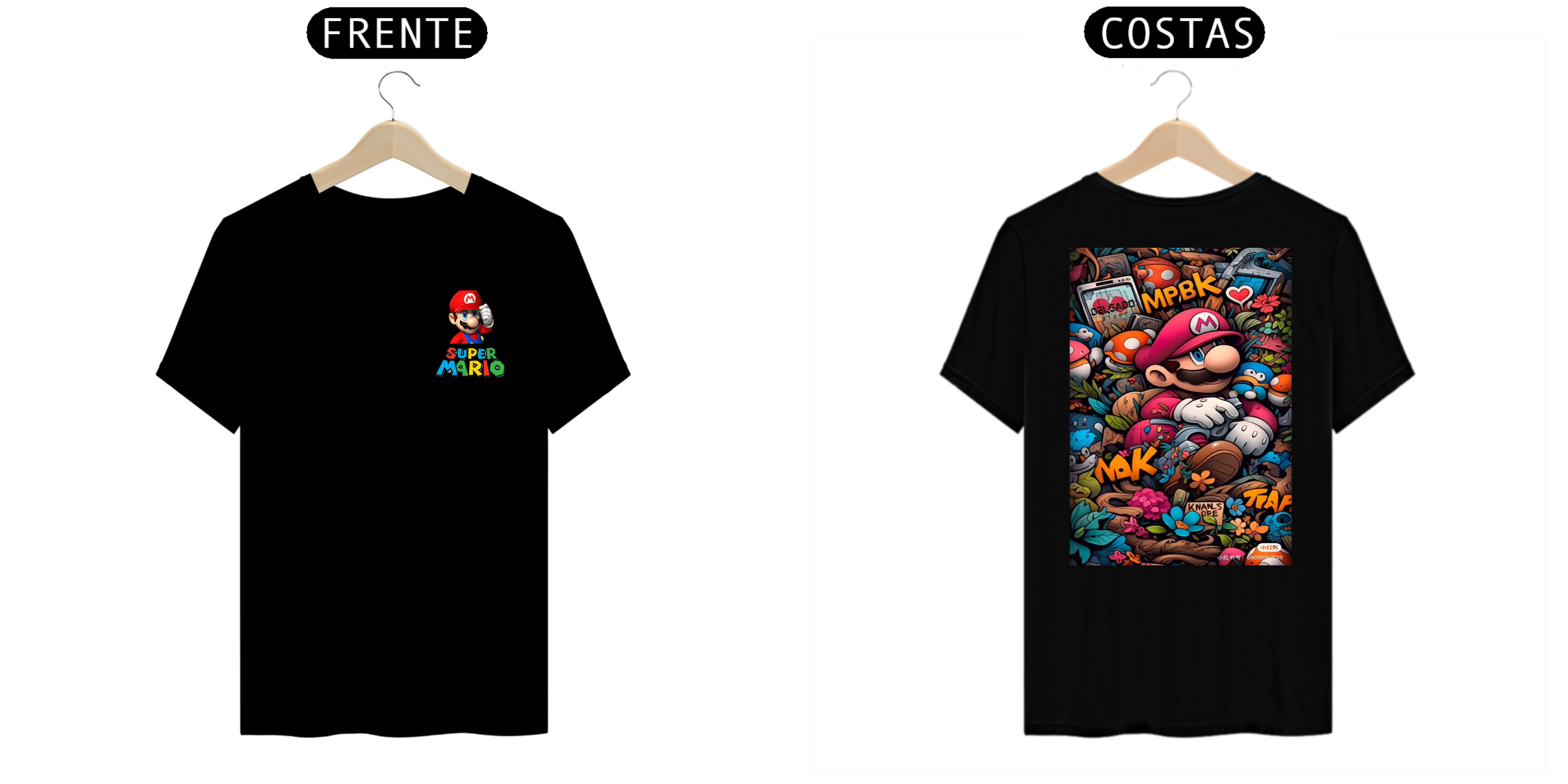 CAMISA MASCULINA SUPER MARIO BROS STORE 