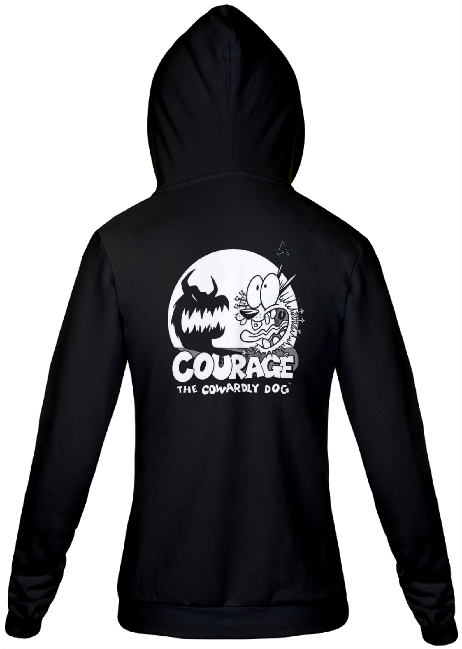 MOLETOM UNISSEX CORAGEM O CÃO COVARDE  E DELGADO STORE 