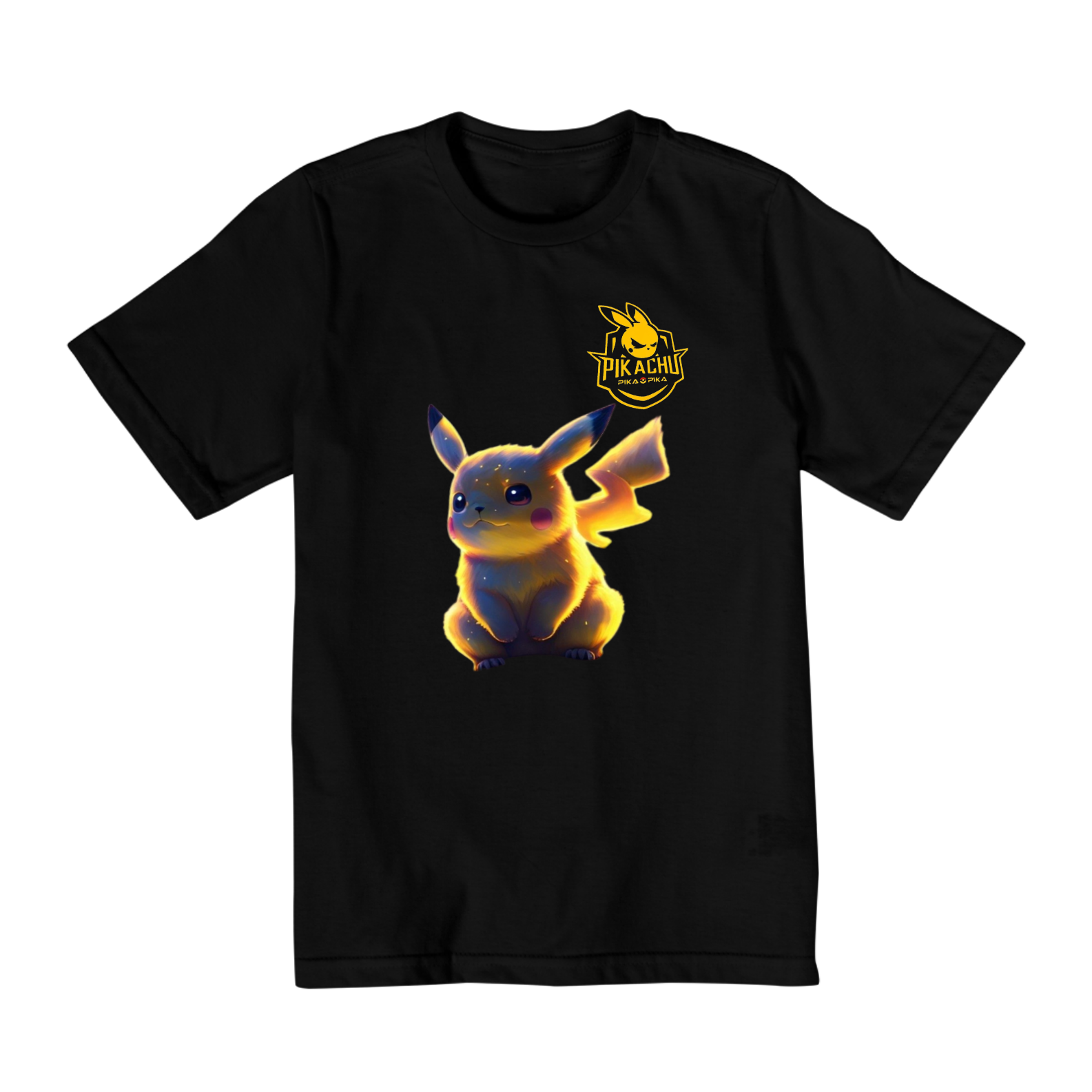 CAMISA PERSONALIZADA PIKACHU ALFA (10 A 14)
