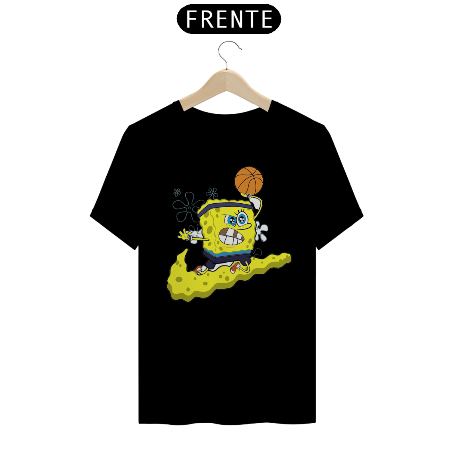 Camisa Bob Esponja Basquete