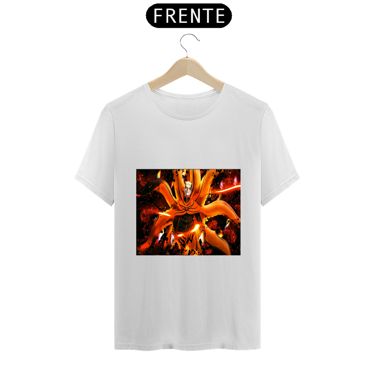 CAMISETA NARUTO MODO BARYON