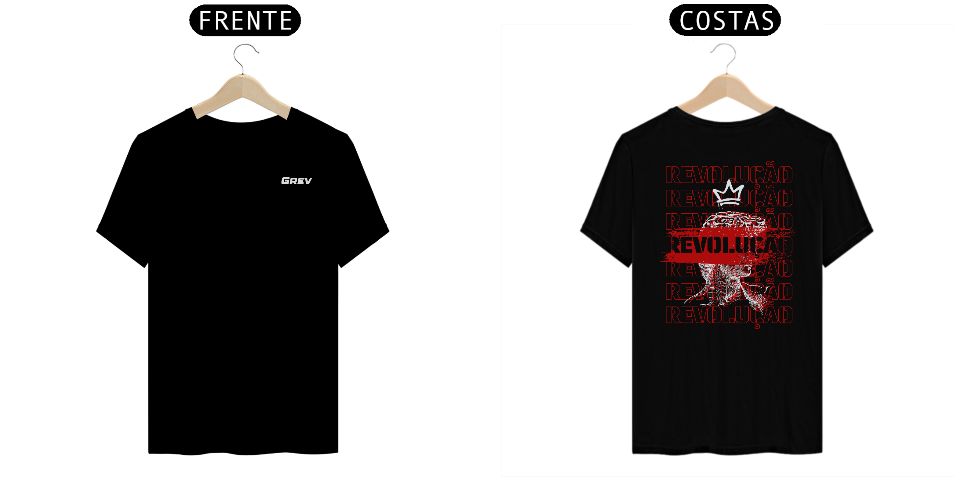 Nome do produto  Camisa , Camiseta t-shirt  Unissex GREV , Revolução, entrega rápida 
