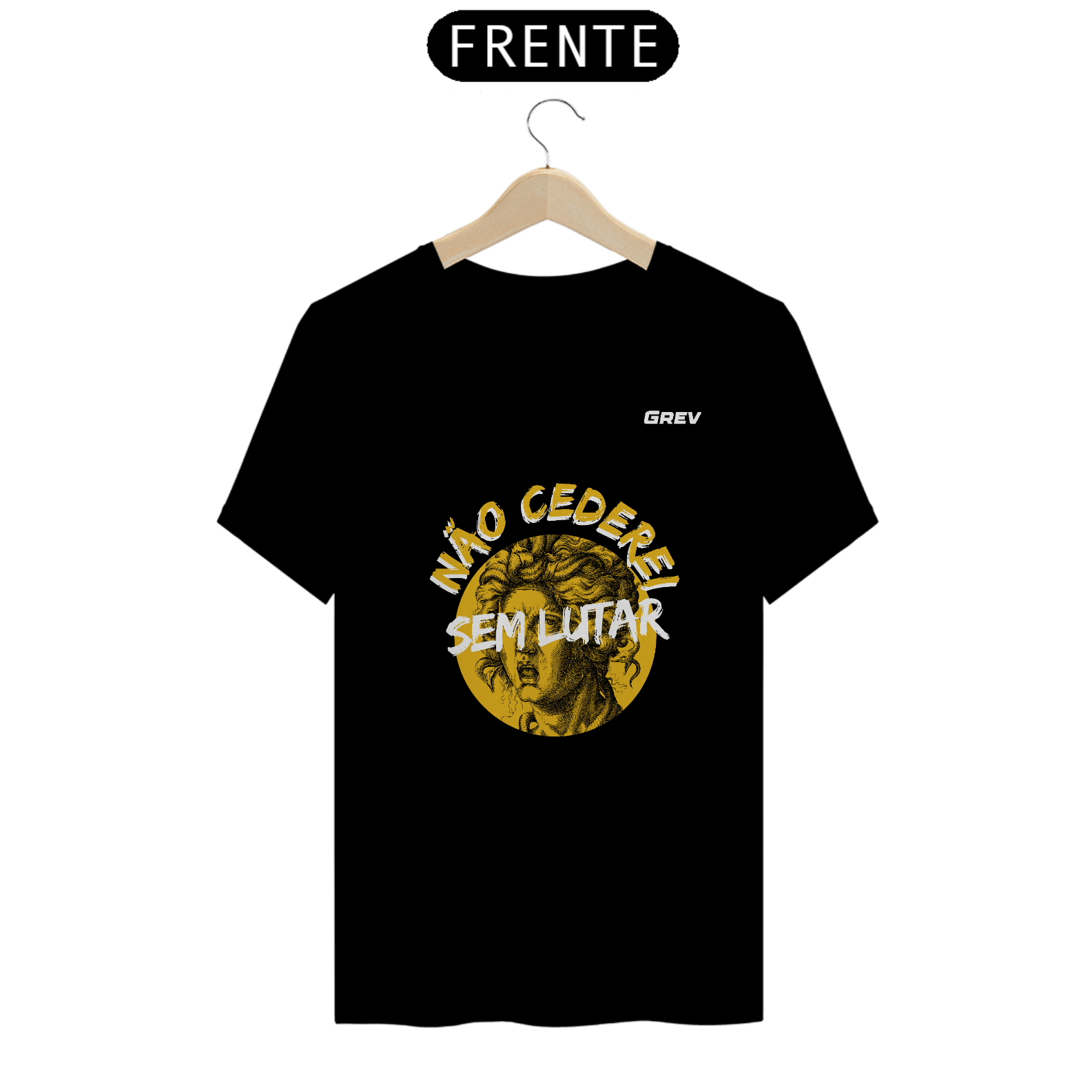 Nome do produto  Camisa Camiseta t-shirt Unissex GREV, Entrega rápida 