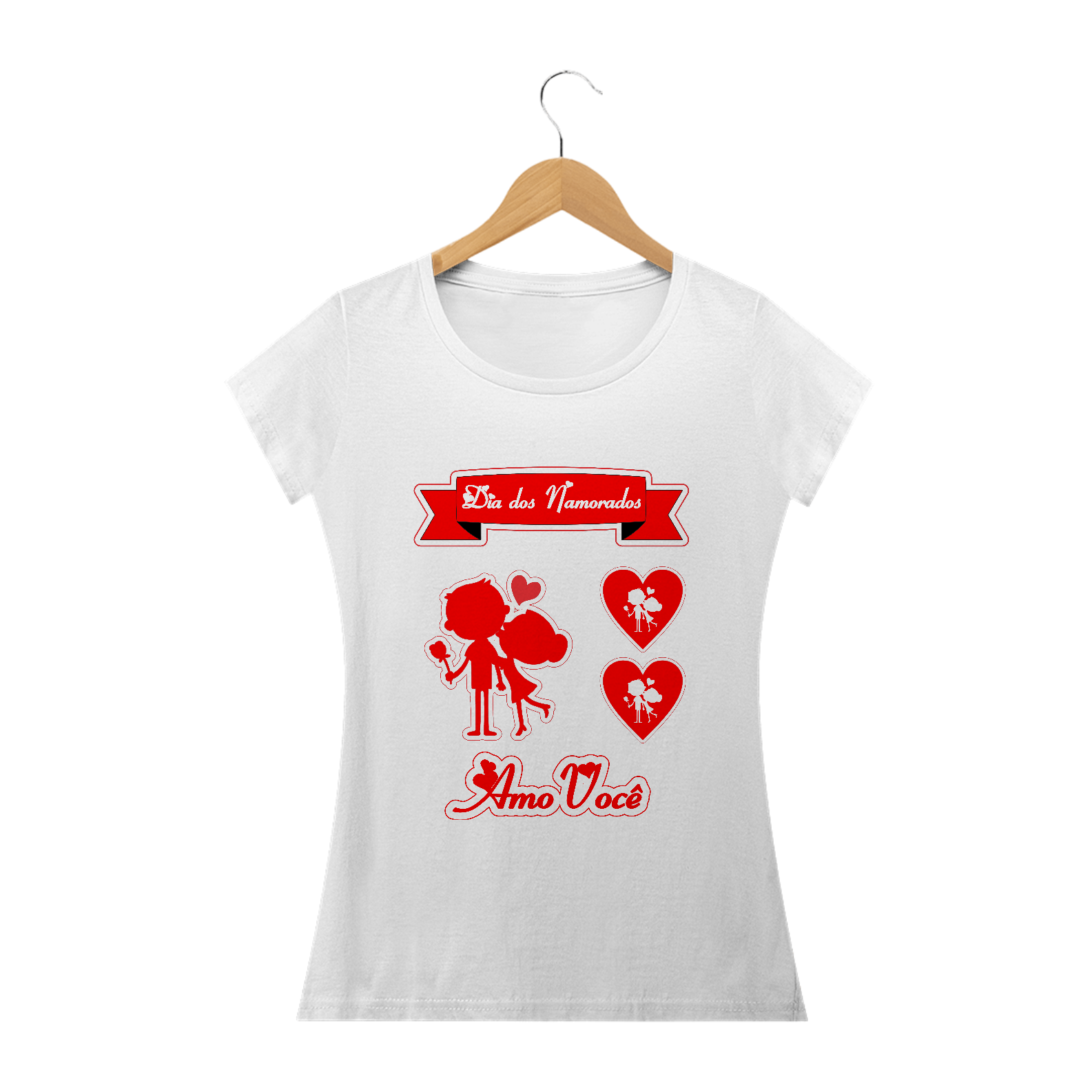 Camisetas feminina Dia dos Namorados