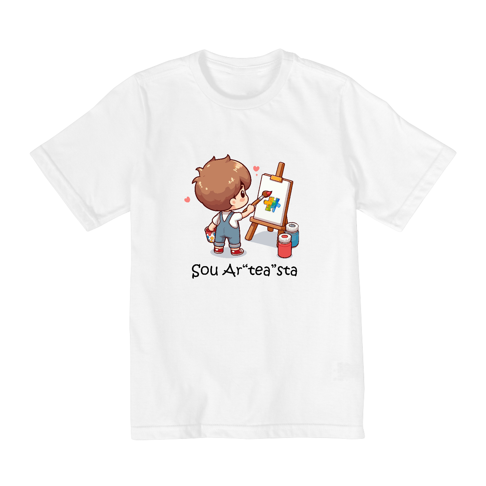 Camisa Infantil Sou Arteasta U10