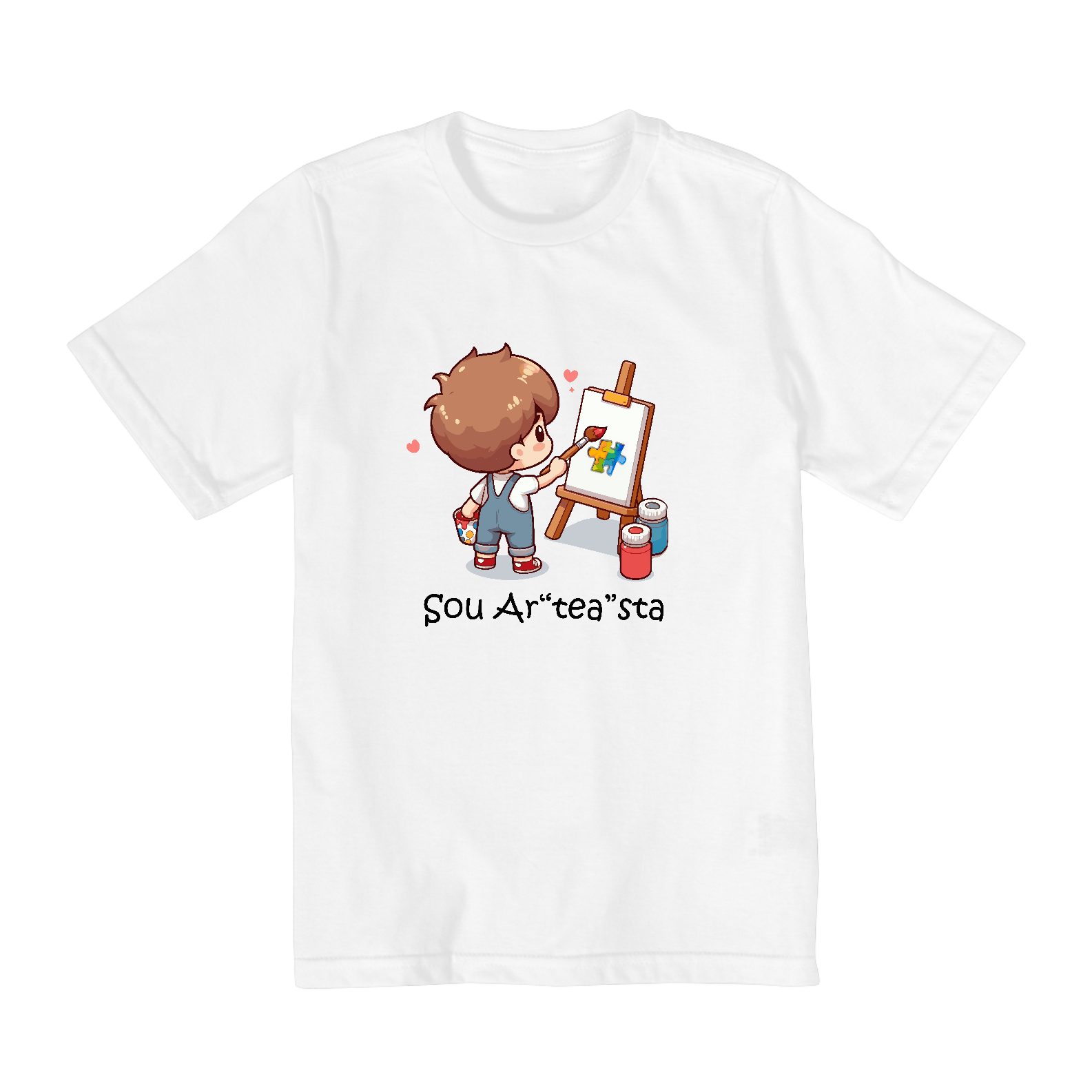 Camisa Infantil Sou Arteasta 