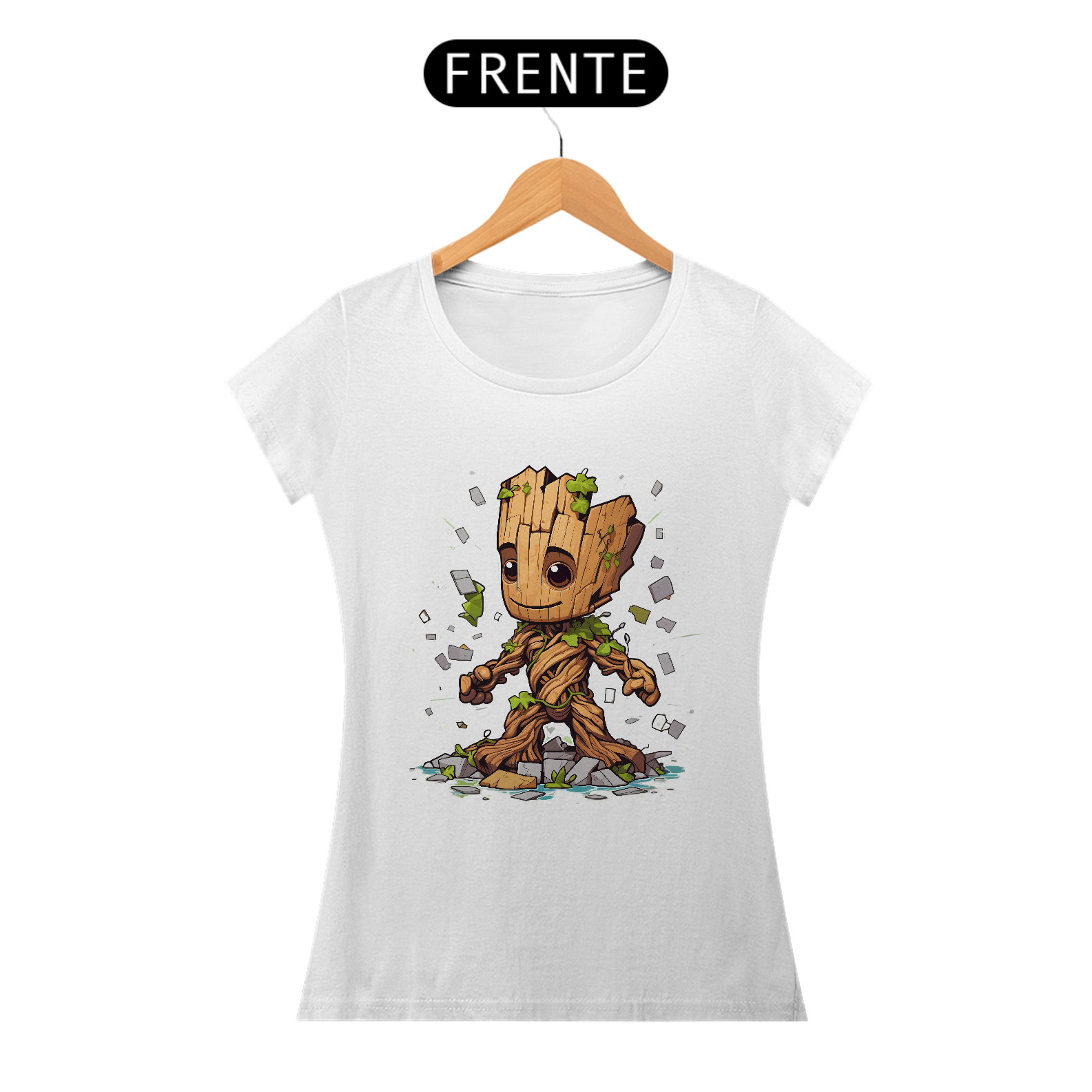 Camisa Feminina Groot