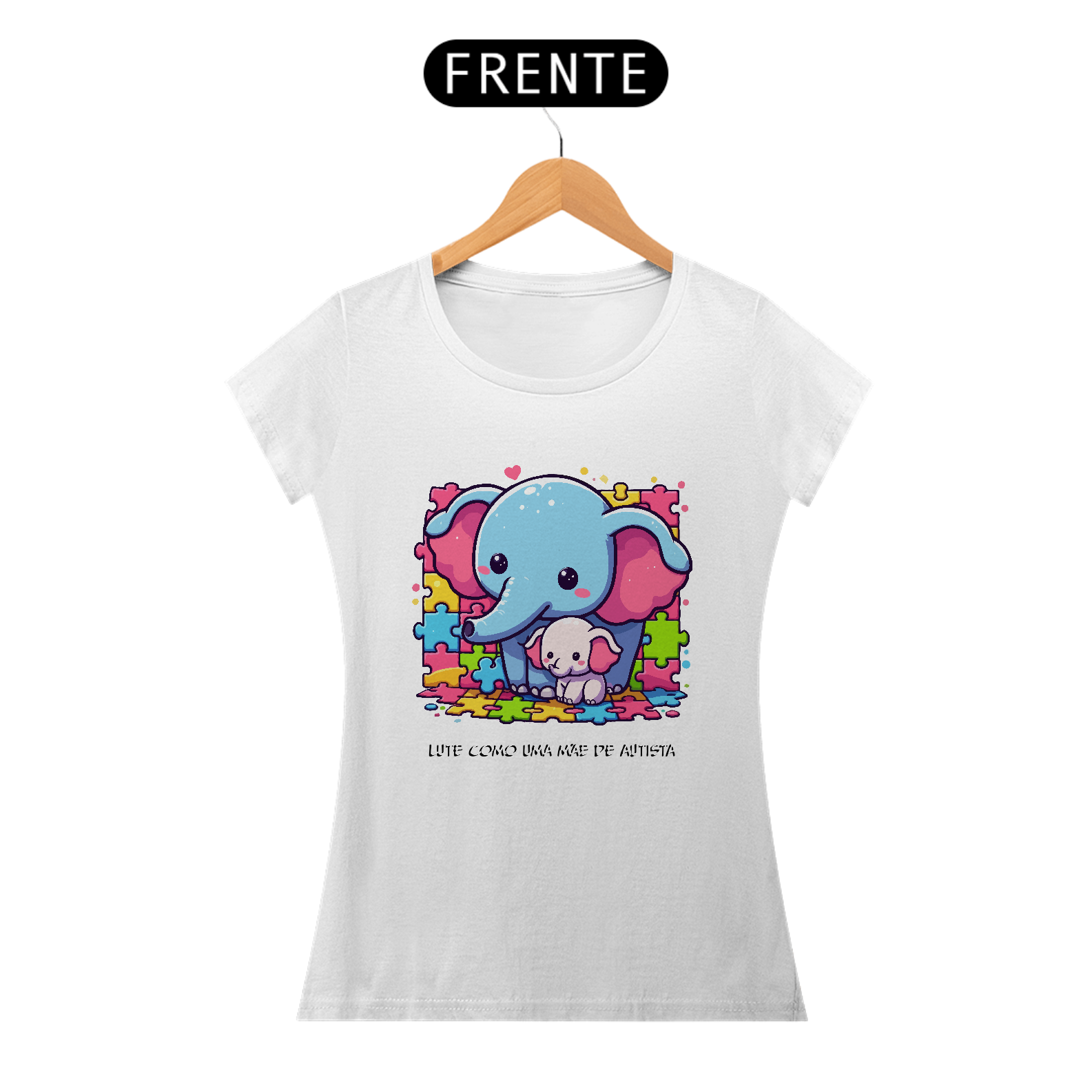 Camisa feminina lute como uma mae de autista