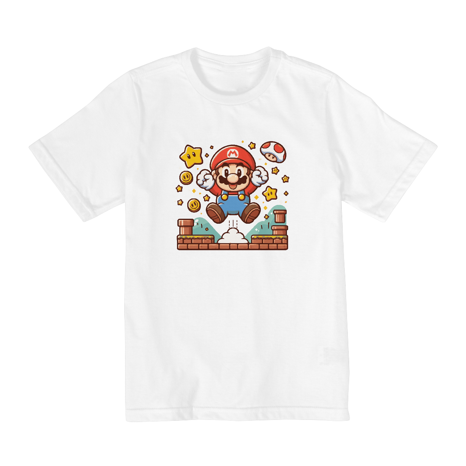 Camisa Infantil Mario
