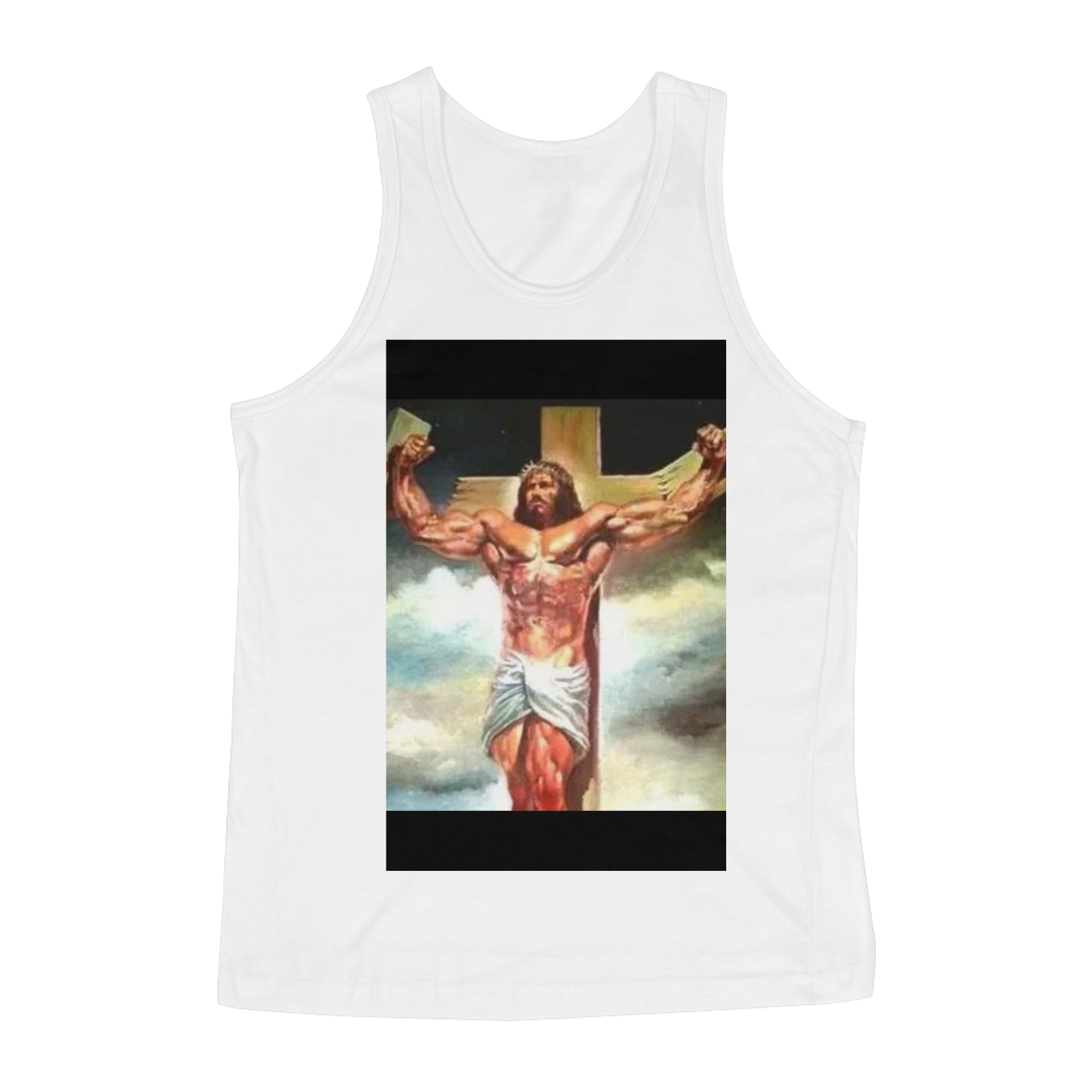 Camiseta masculina [Jesus Cristo nosso senhor] -musculoso 