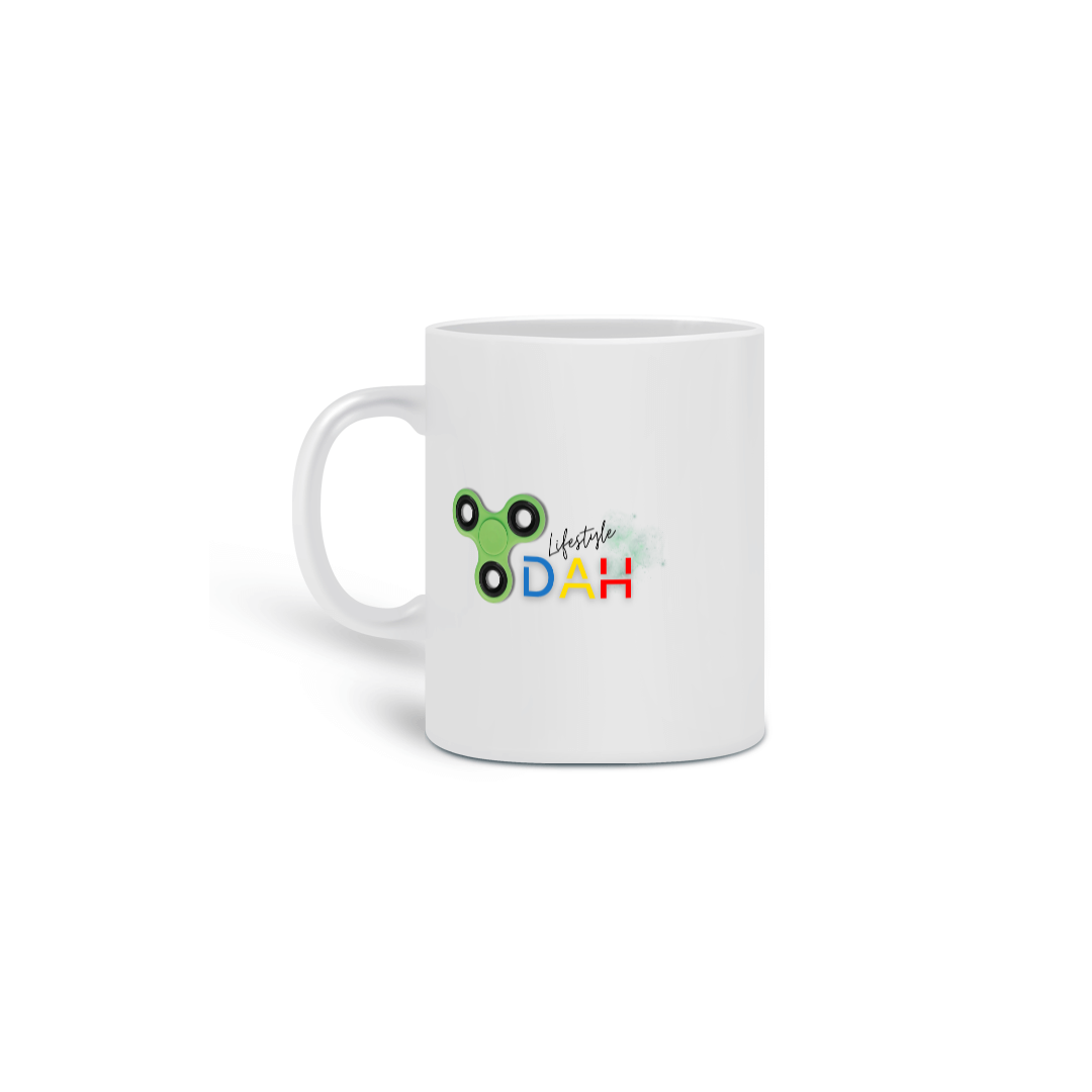 Caneca Branca - Logo TDAH Lifestyle
