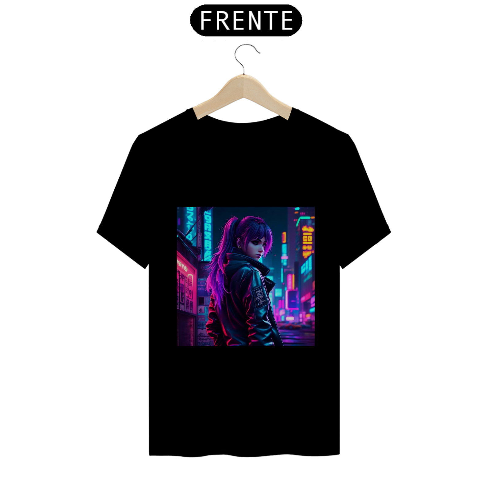 Woman Cyberpunk T-shirt