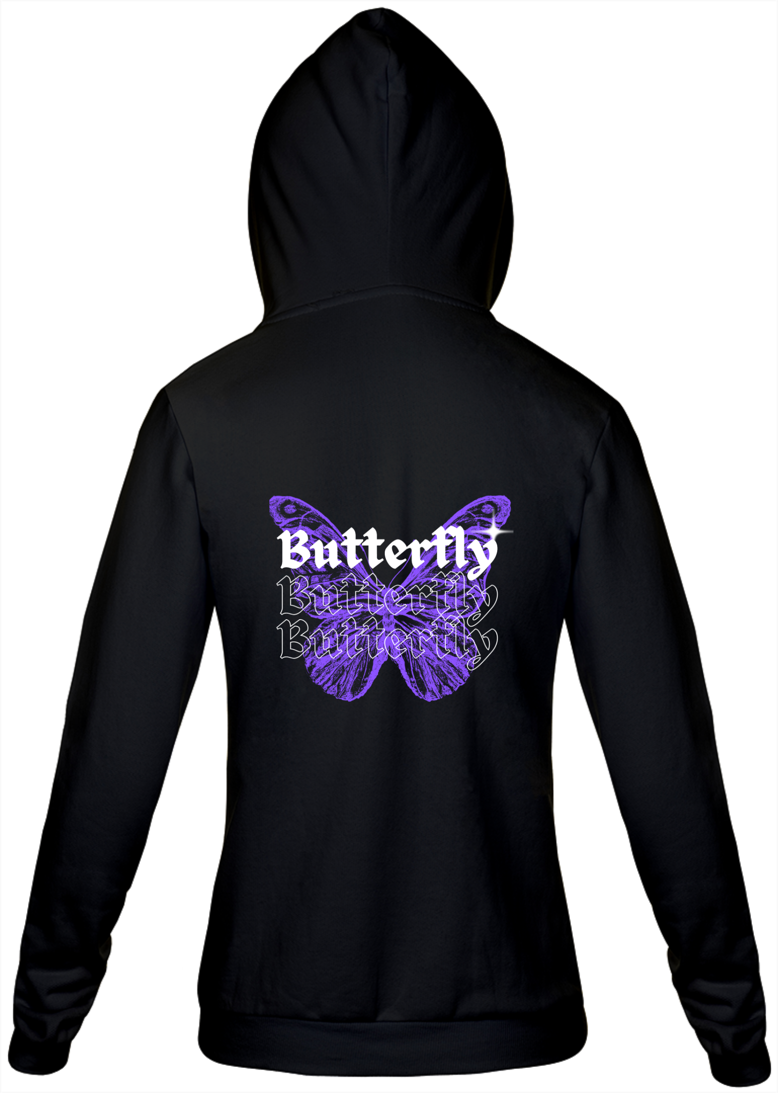 Casaco Purple Butterfly