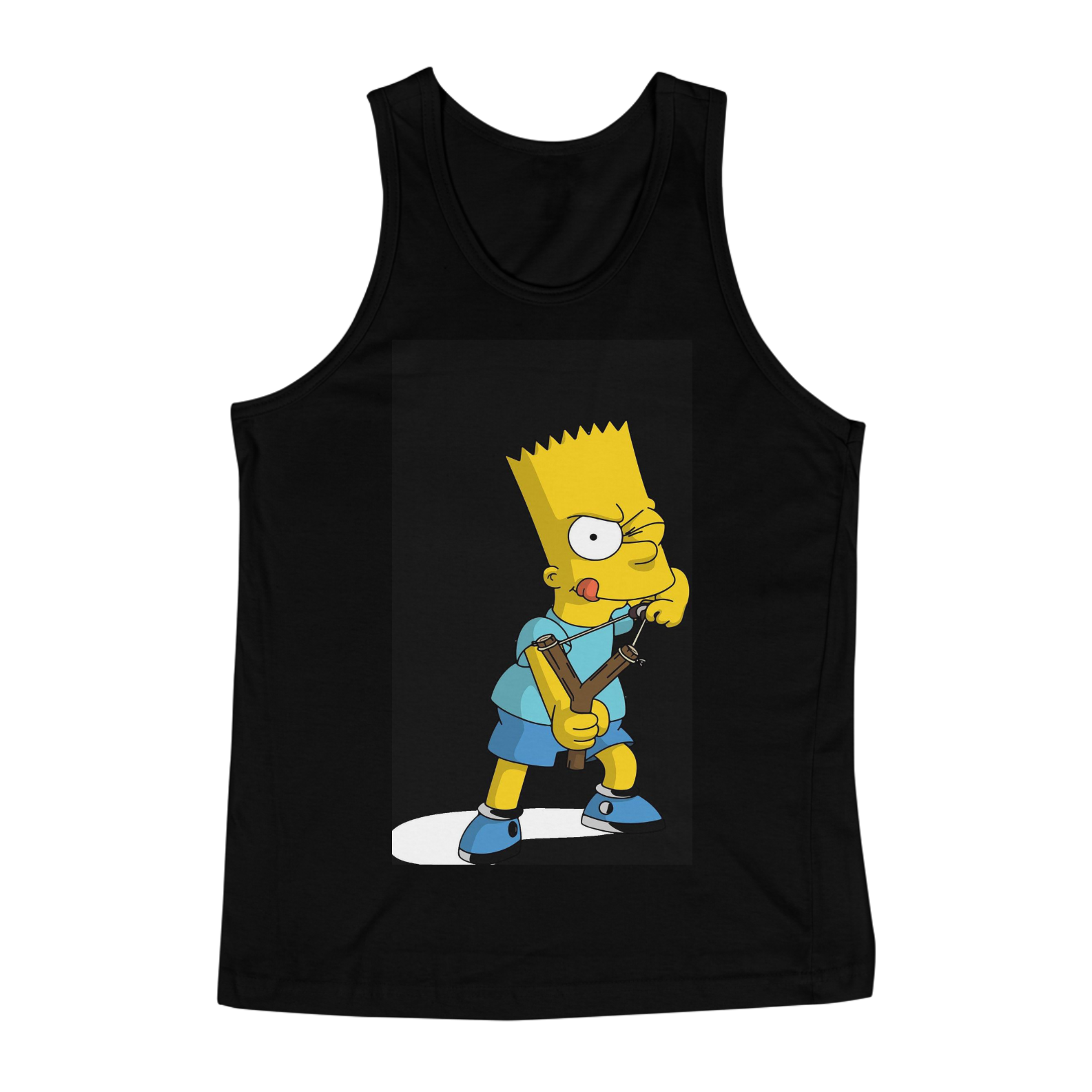 Camiseta regata do Bart Simpson 