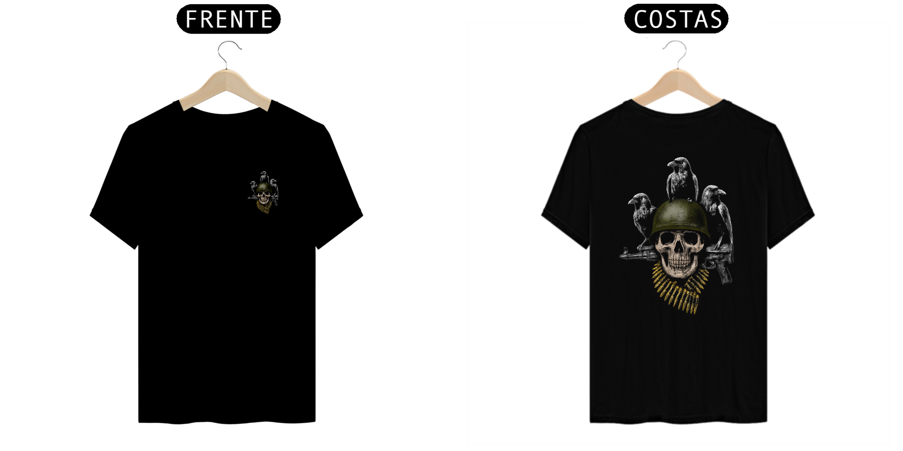 Nome do produto  CROW AND SKULL