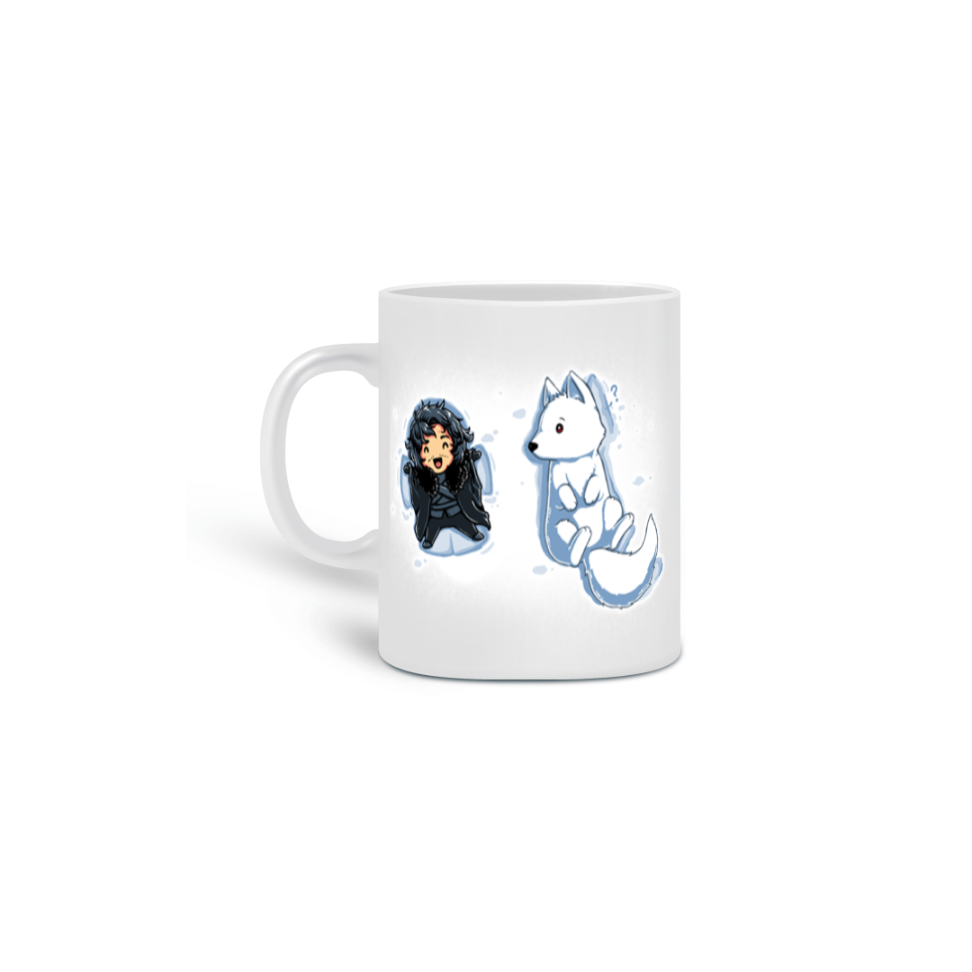 Caneca Game of Thrones - Jon Snow e Ghost