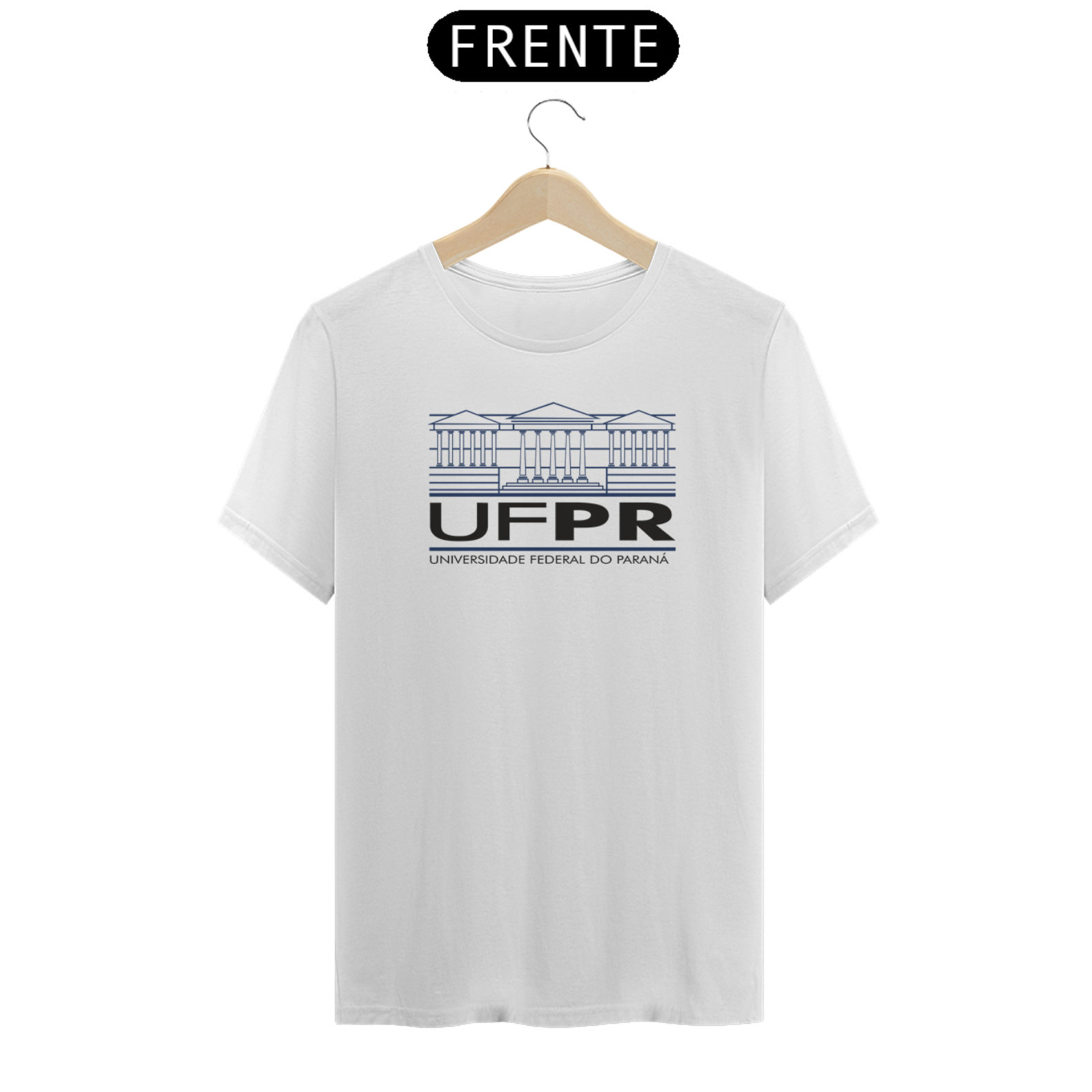 Camiseta [UFPR] {branca} - frente