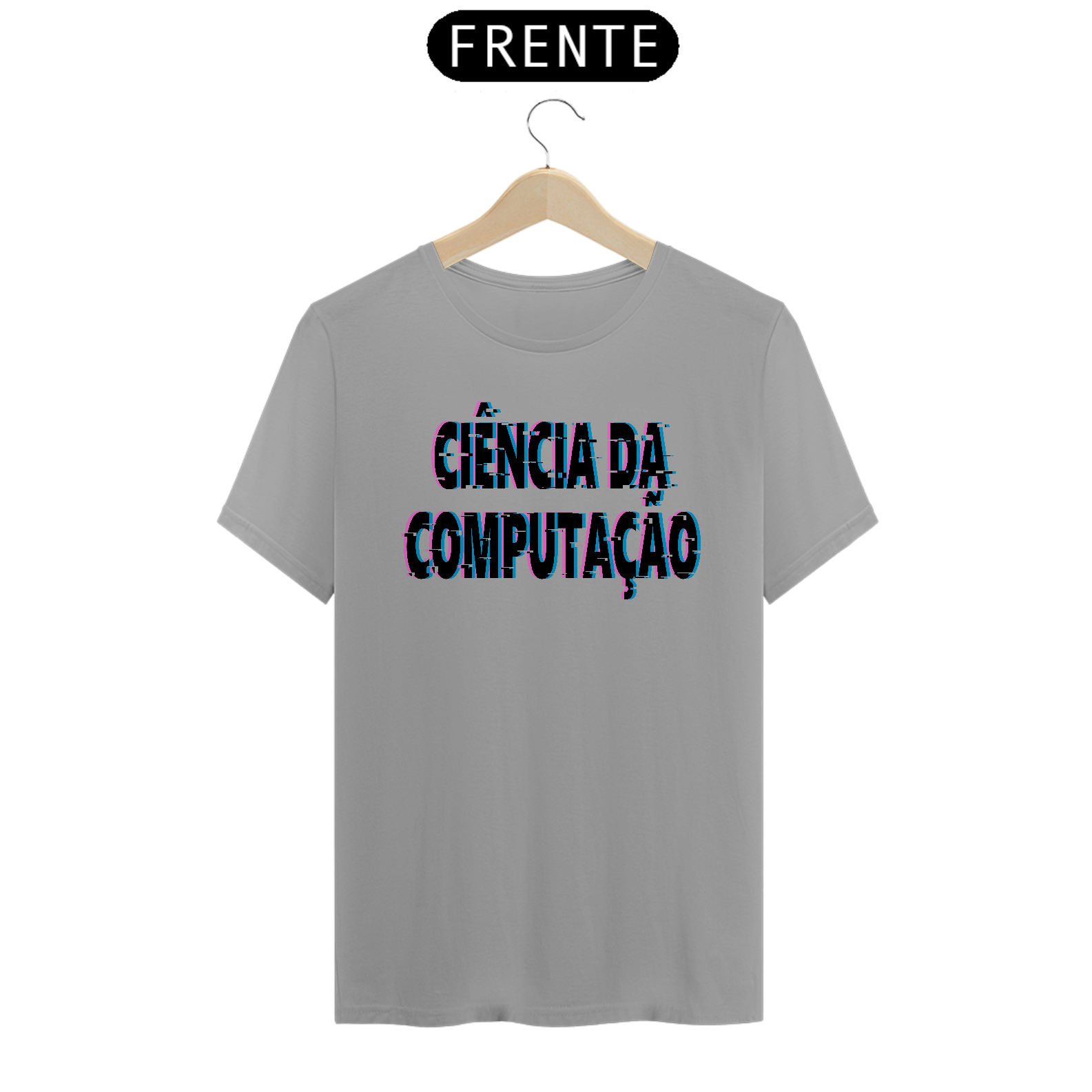 Camiseta [ciência da computação] {cores diversas} - frente - Bug