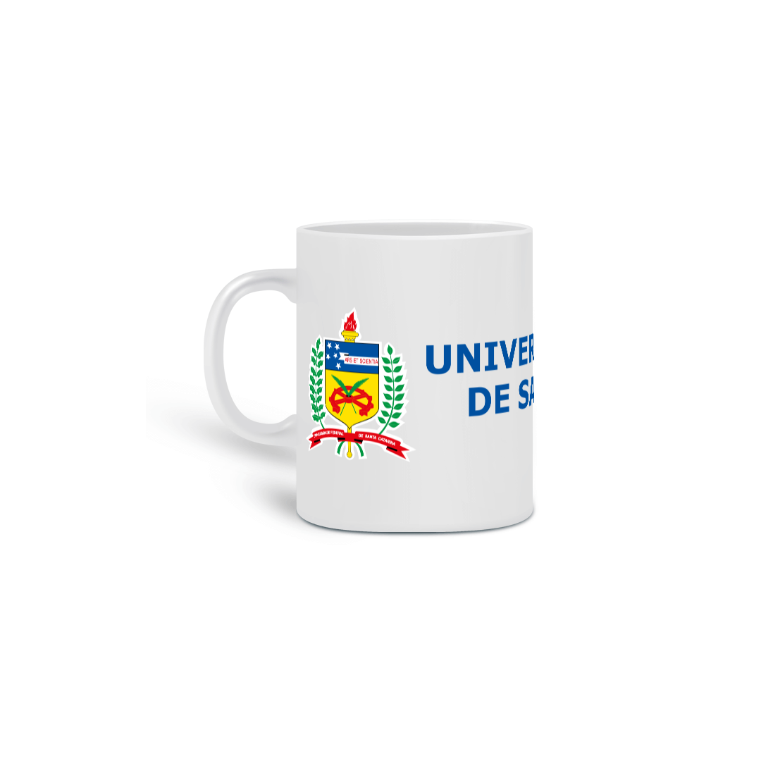 Caneca simples [UFSC] {branca}
