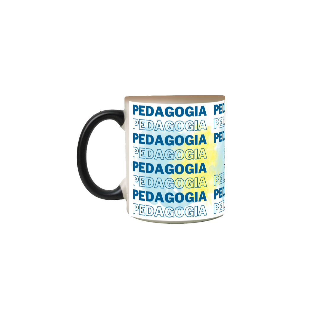 Caneca mágica [pedagogia] {branca} - estampado