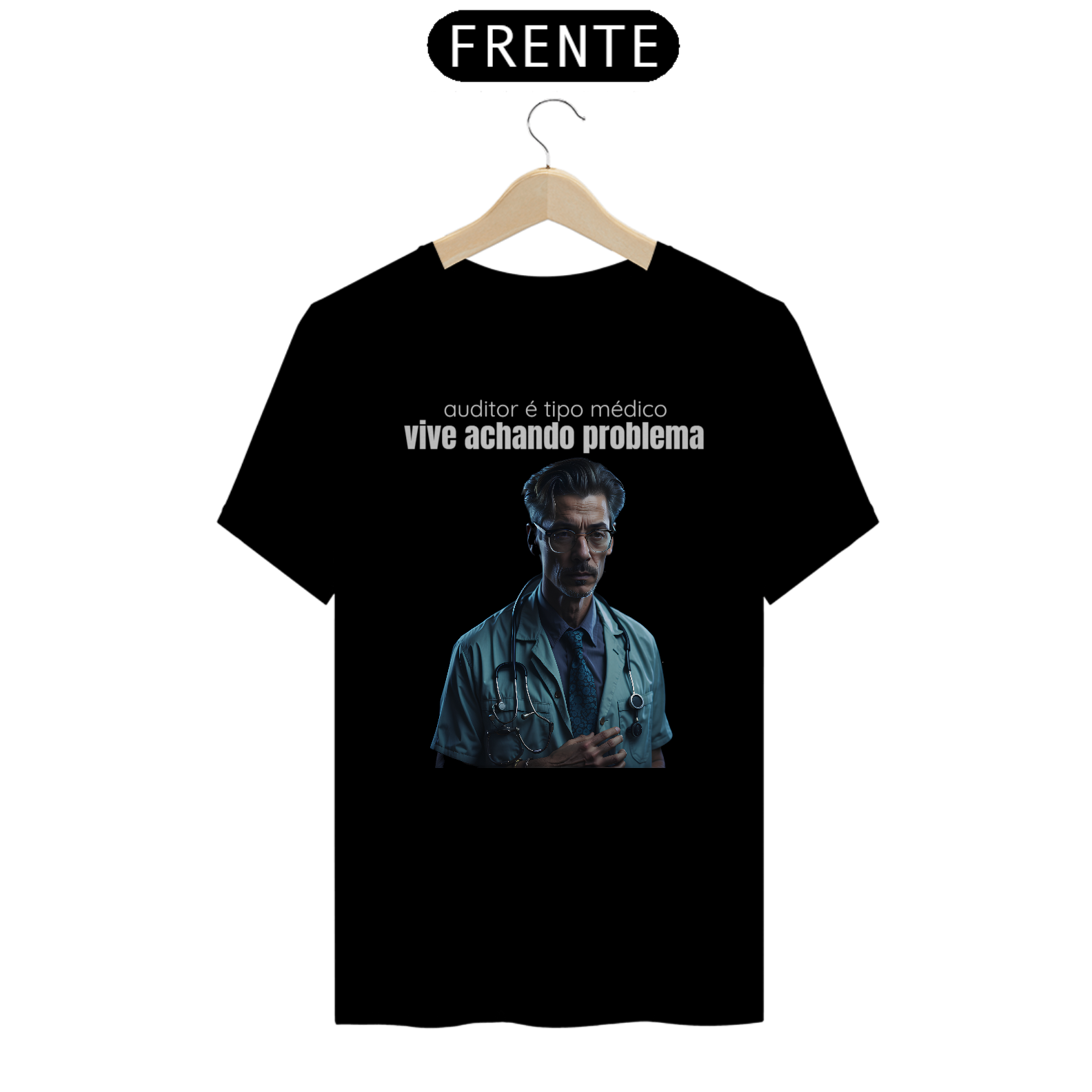 Camiseta [gestão da qualidade] {cores escuras} - frente - auditor da qualidade