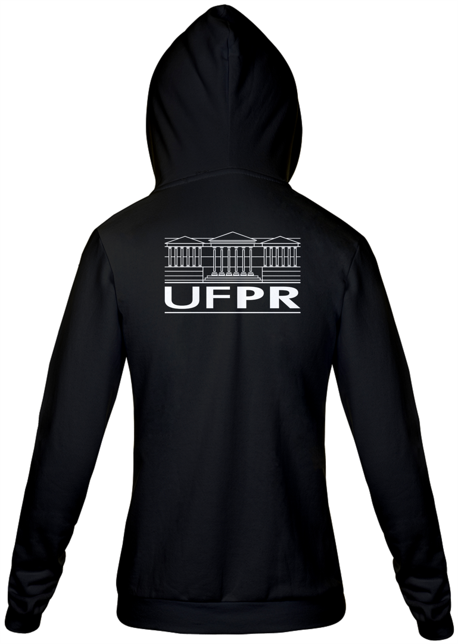 Blusa [UFPR] {preto} - costas