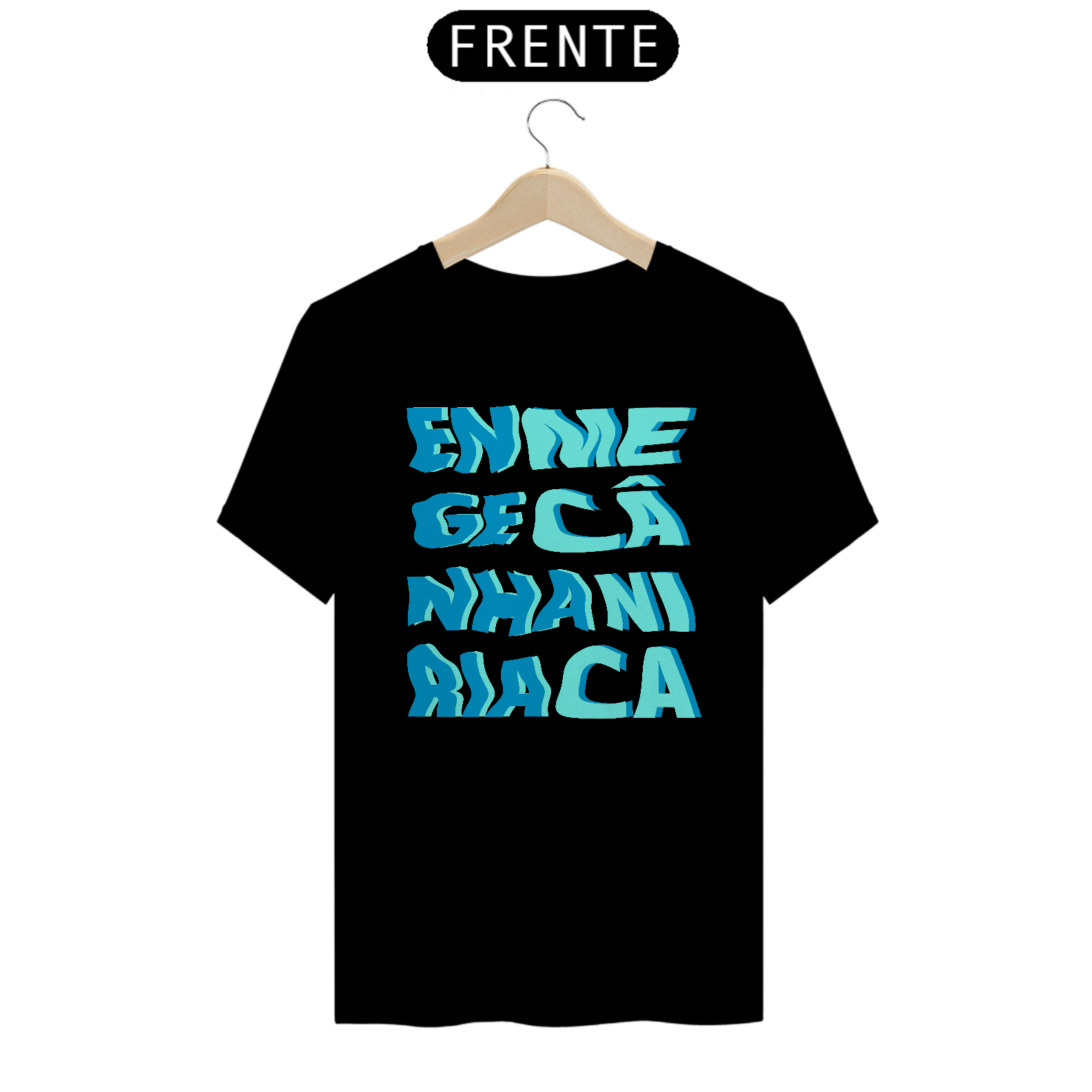 Camiseta [engenharia mecânica] {cores diversas} - frente - onda