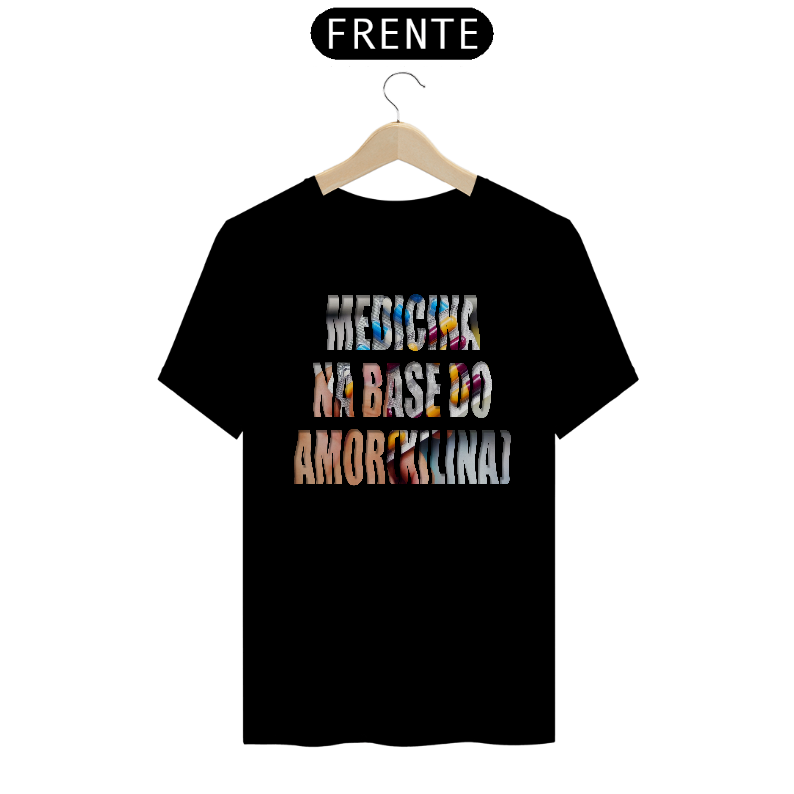 Camiseta [medicina] {cores diversas} - frente - Amor(xilina)