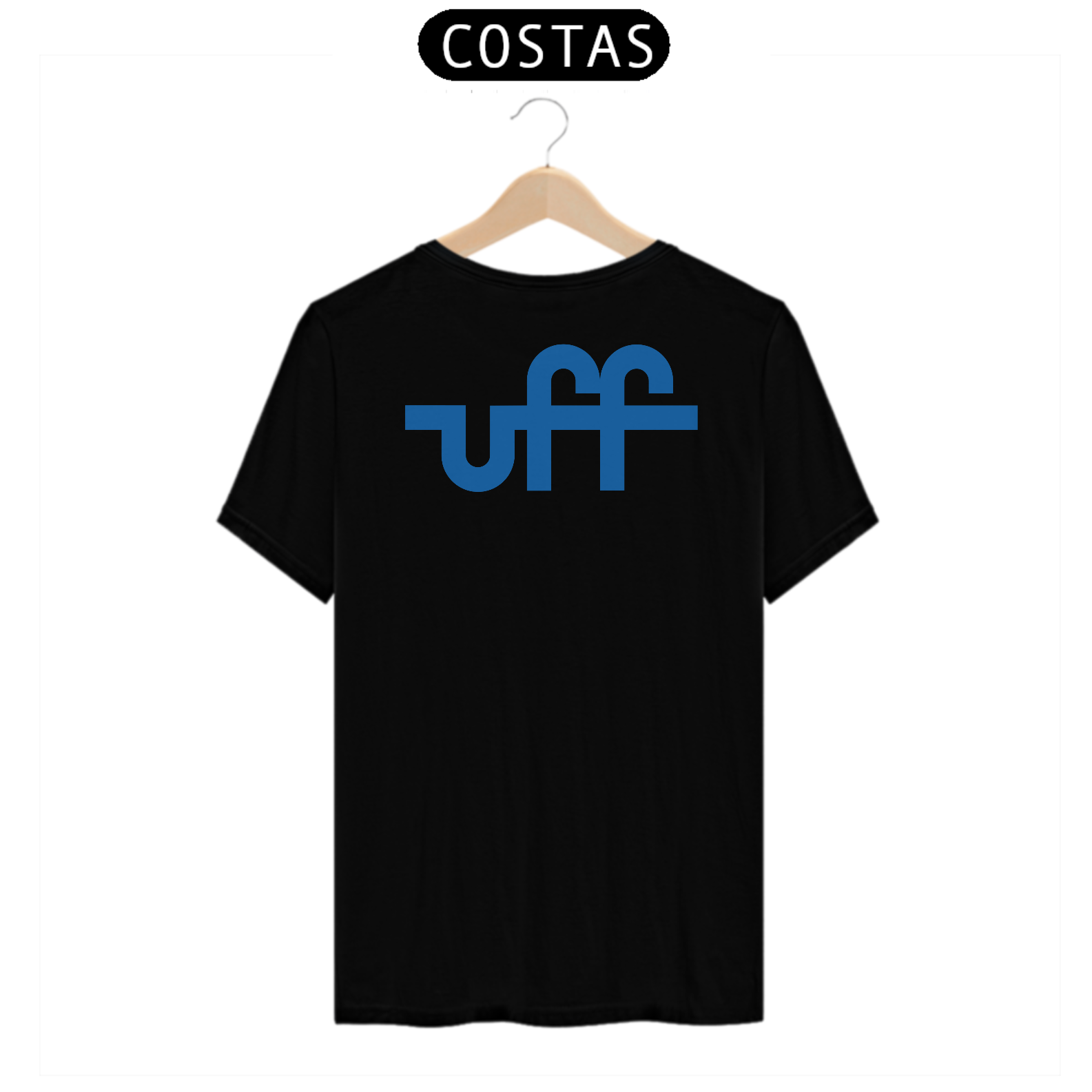 Camiseta [UFF] {cores diversas} - costas - logo colorida