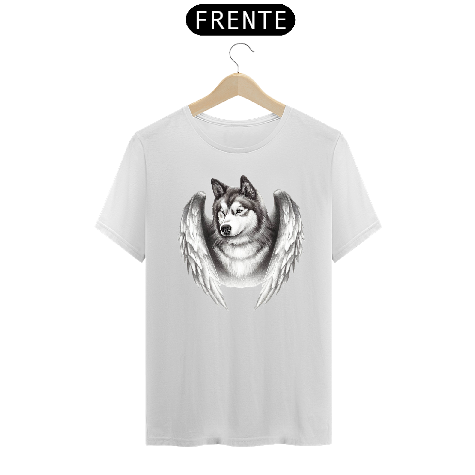 T-SHIRT CLASSIC - HUSKY COM ASAS