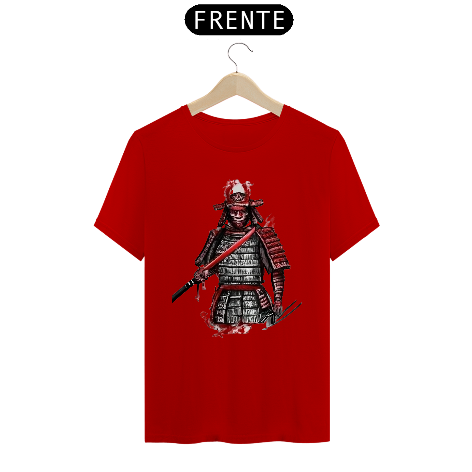 Nome do produto  T-SHIRT CLASSIC - SAMURAI VERMELHO