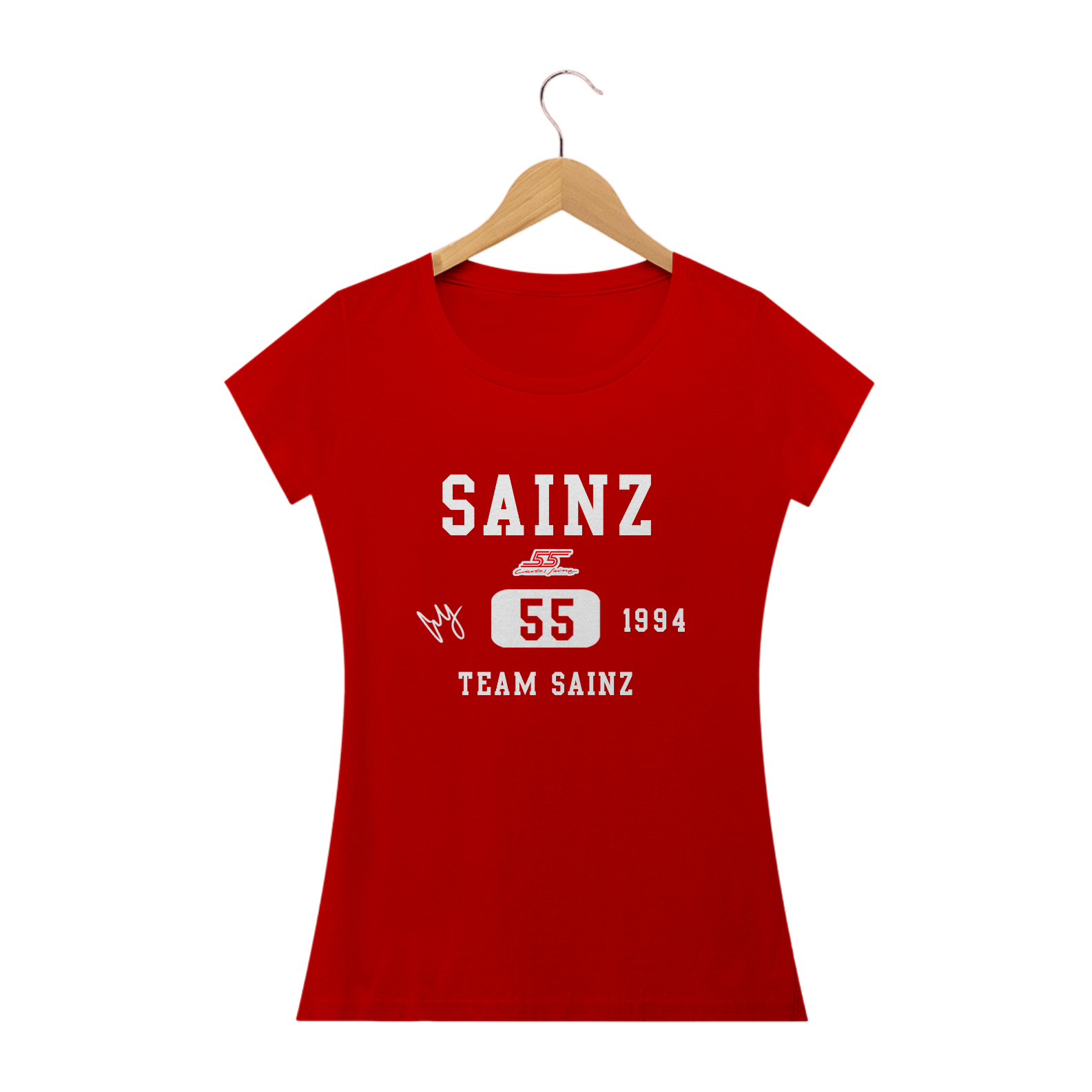 Camisa baby look Sainz