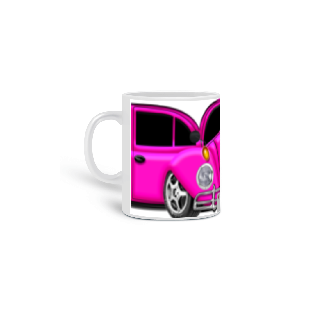 Caneca personalizada de Carro(rosa)