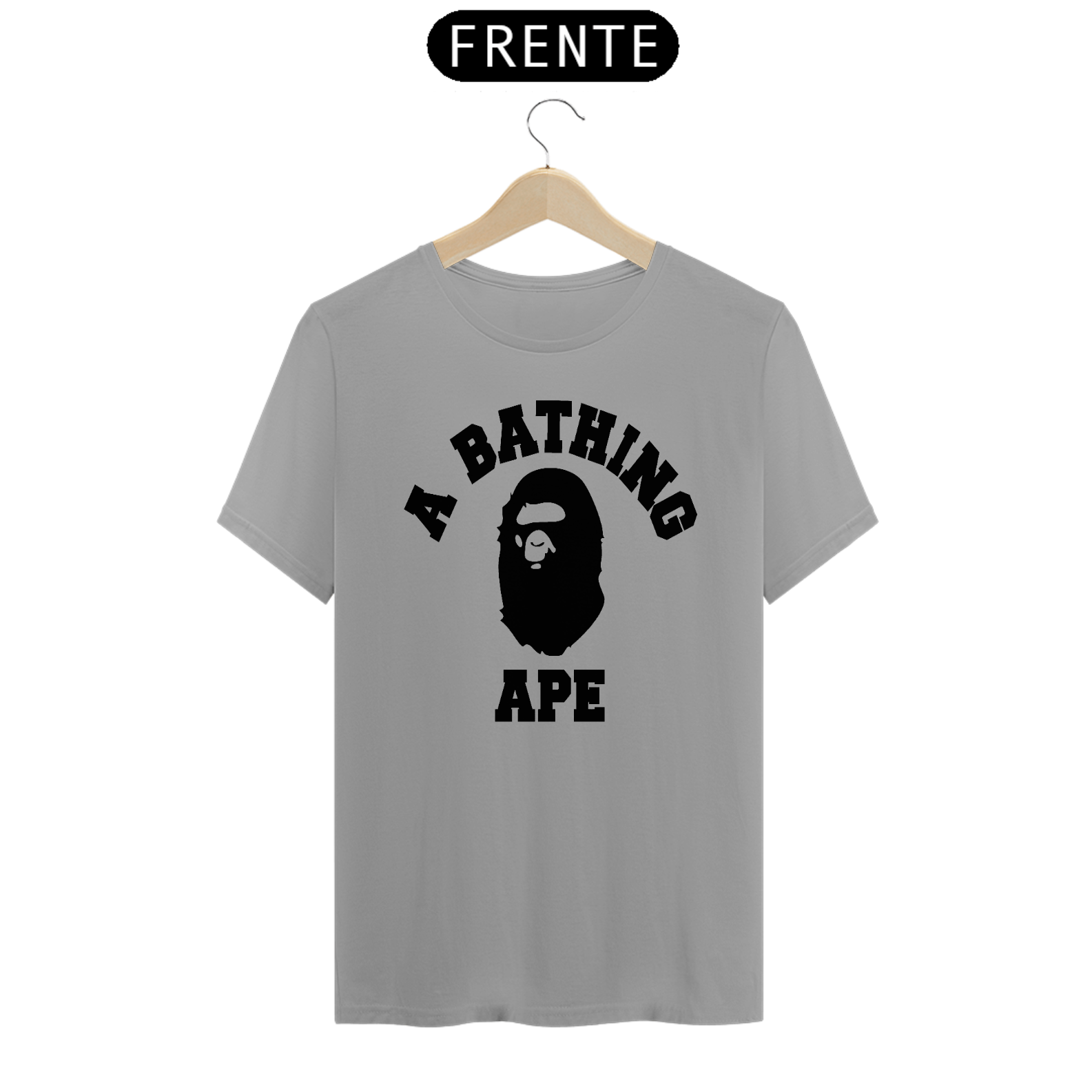 Camiseta a bathing ape com a logotipo 