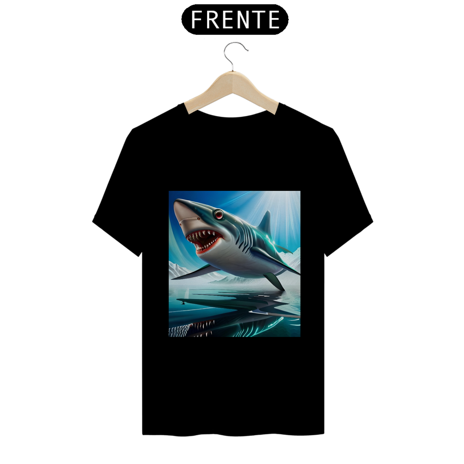 Camiseta Tubarão Flutuando