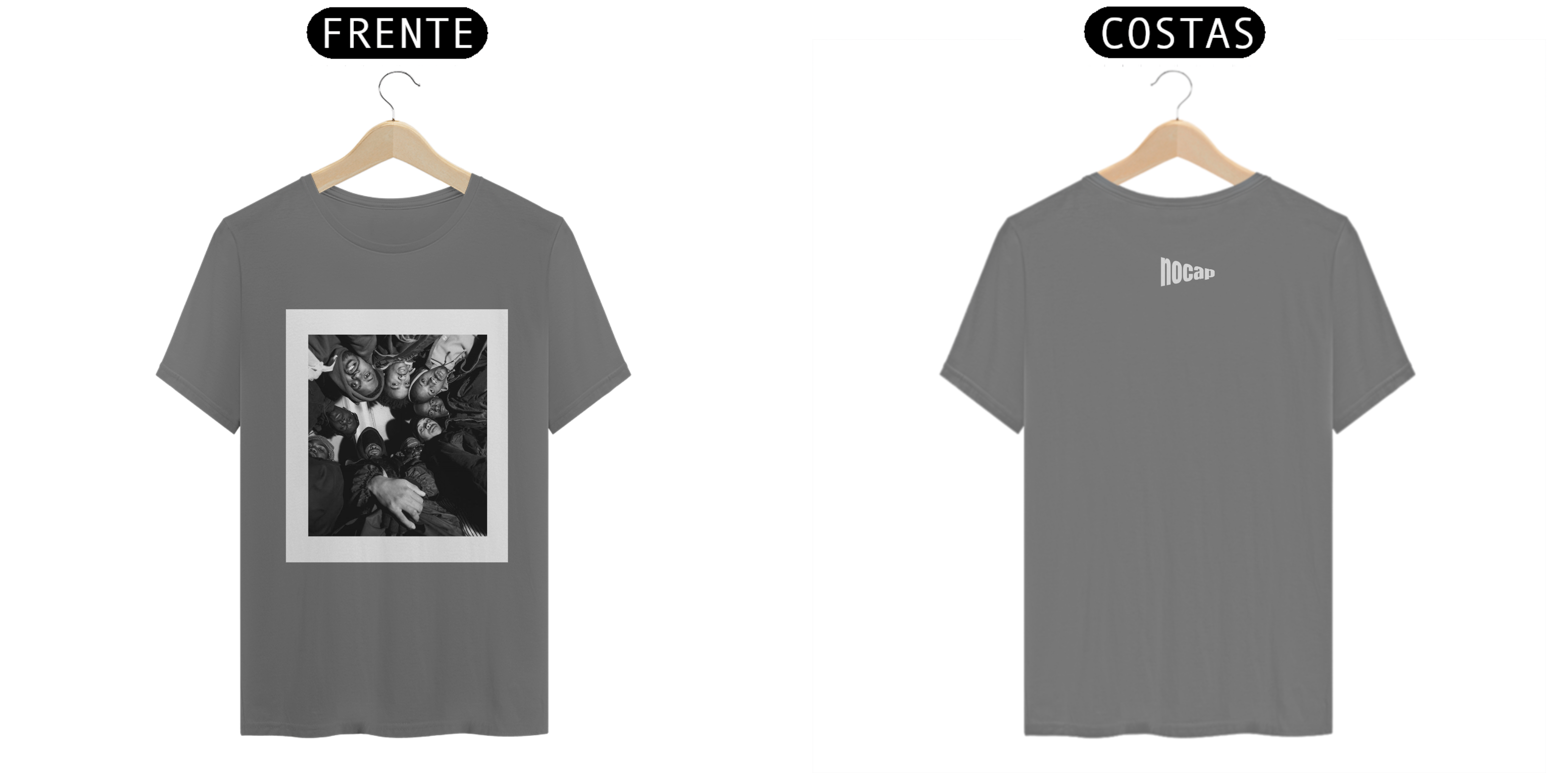 Camiseta Nocap Preta Quadro