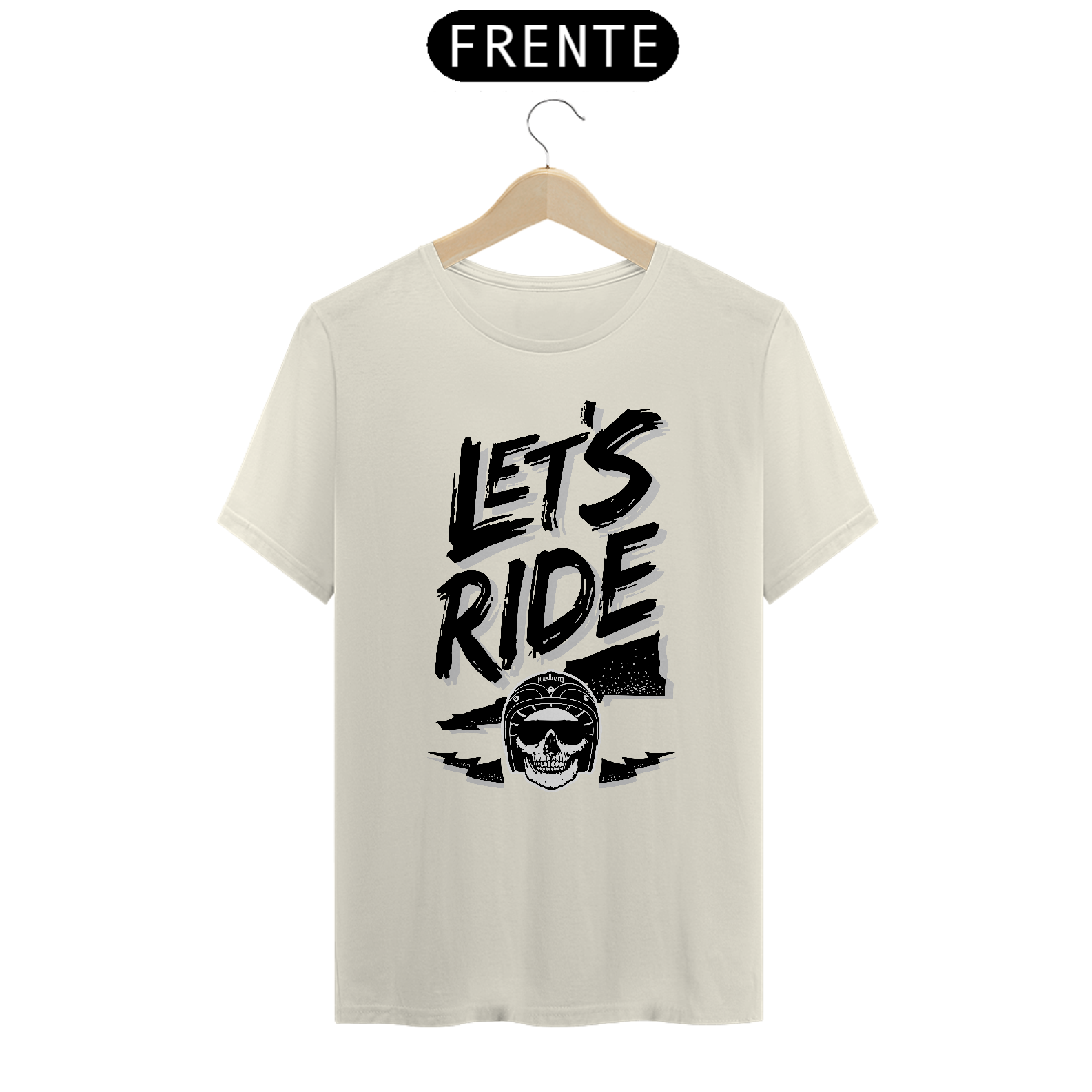 CAMISETA MASCULINA QA LET'S RIDE - T-SHIRT PIMA