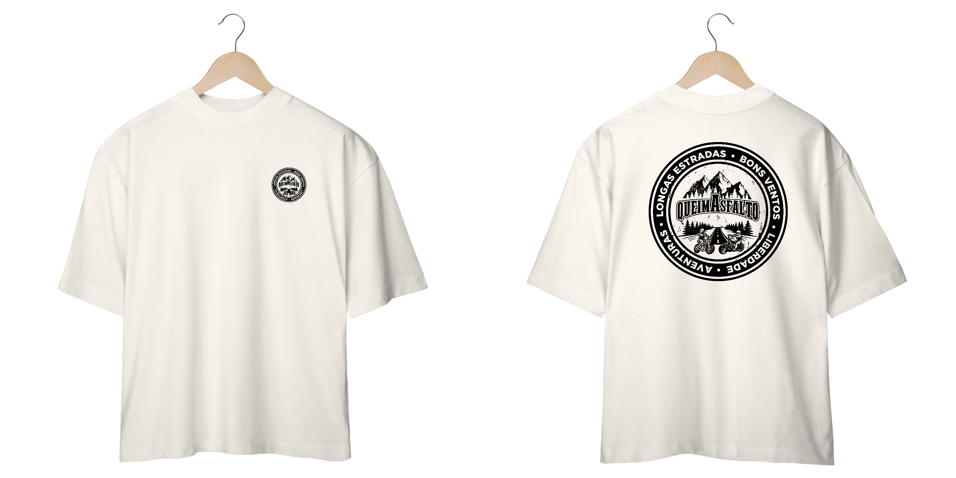 CAMISETA MASCULINA OVERSIZED QA - LIBERDADE & AVENTURAS