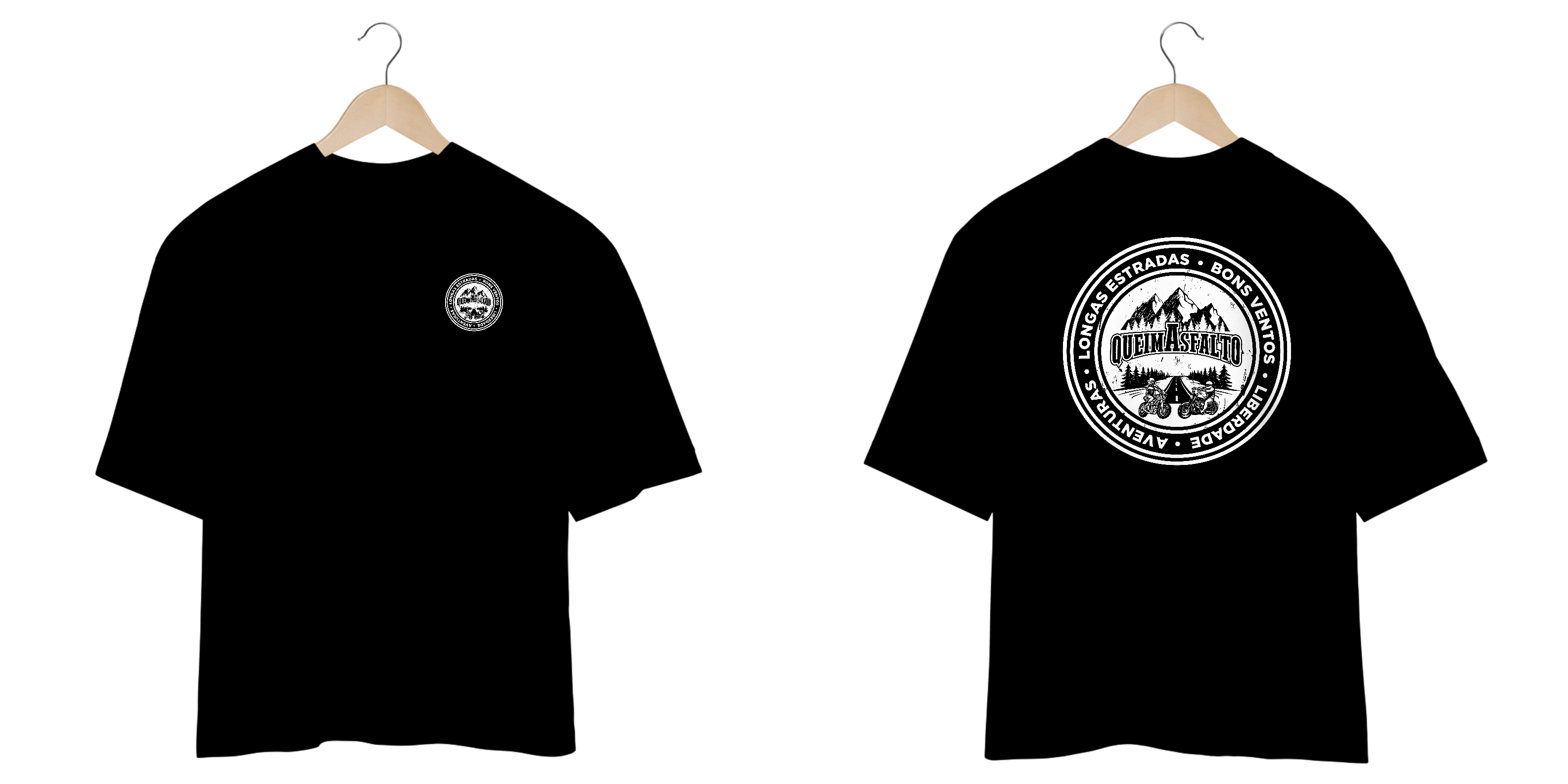 CAMISETA MASCULINA OVERSIZED QA - LIBERDADE & AVENTURAS