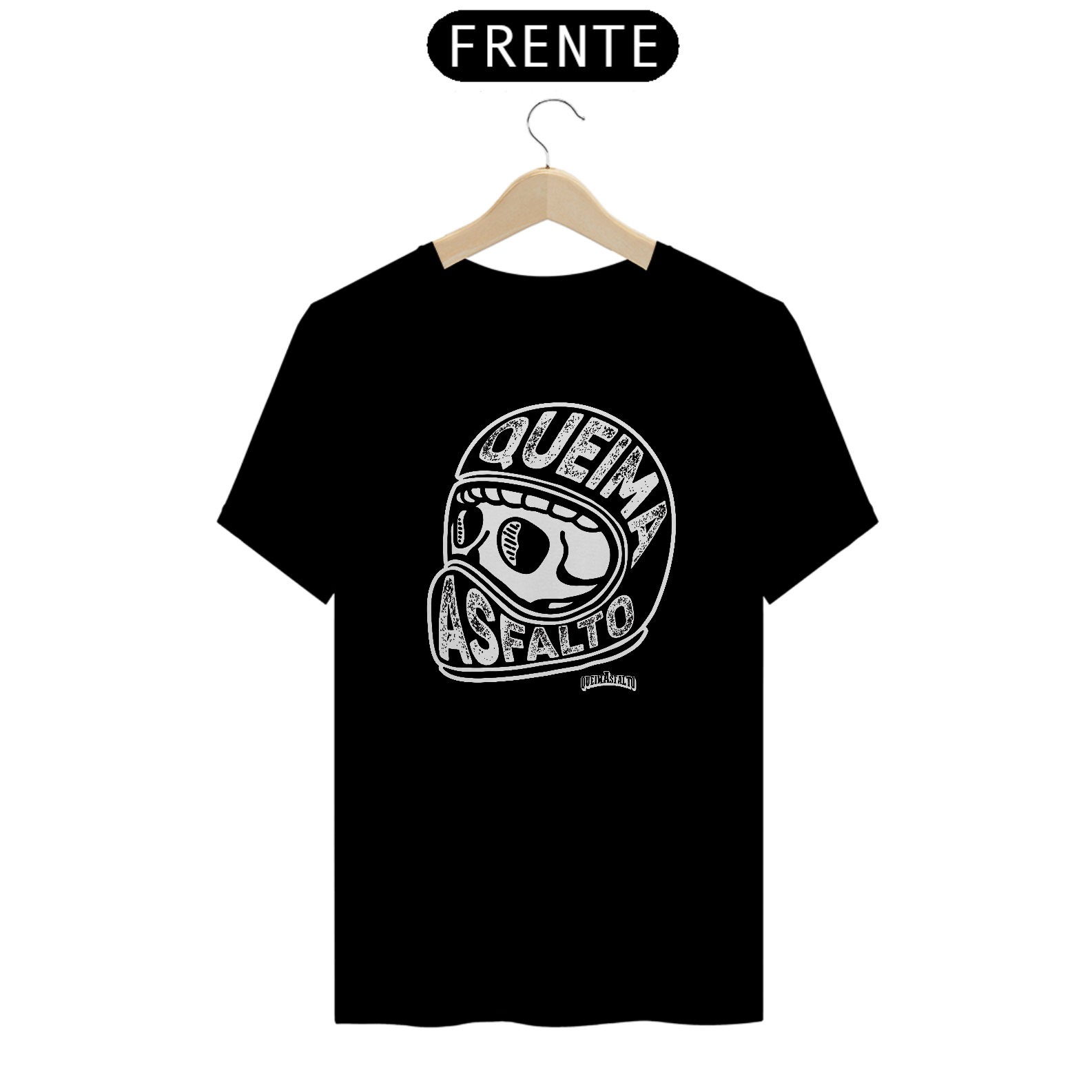 CAMISETA MASCULINA QA - CAPACETE - TSHIRT PIMA