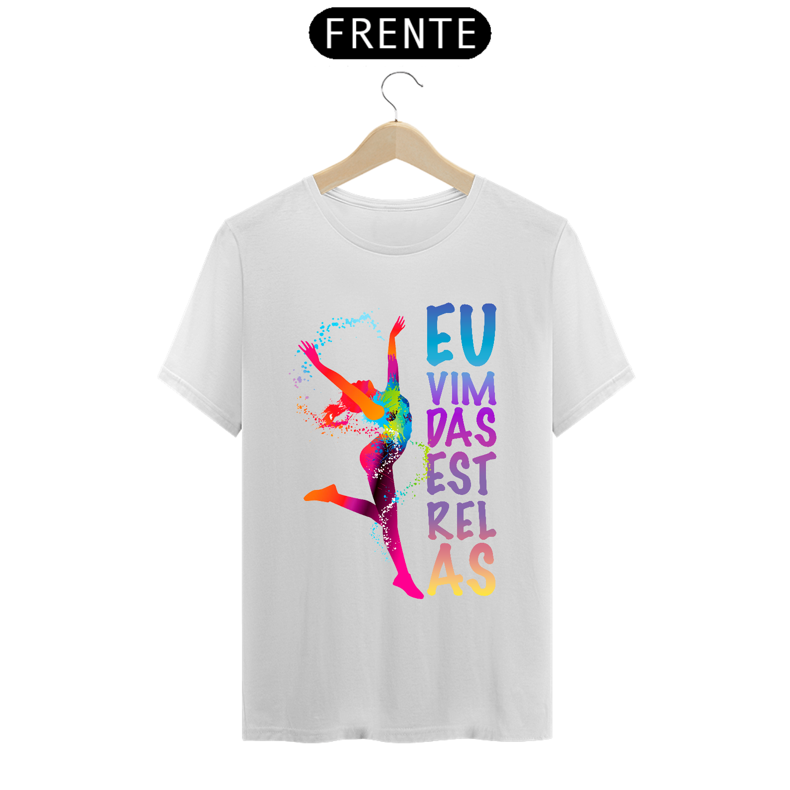 CAMISETA UNISEX EU VIM DAS ESTRELAS