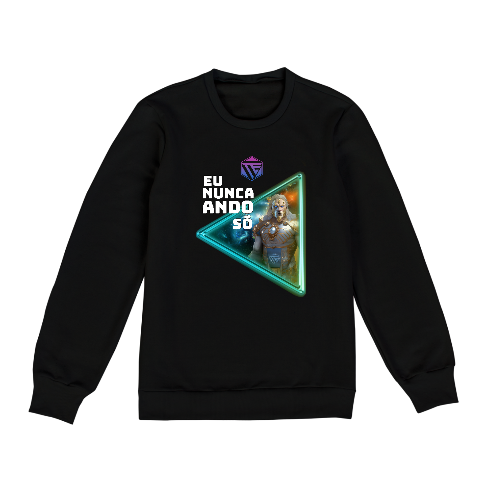 Moletom Unisex Proteção Azilus - Eu nunca Ando Só