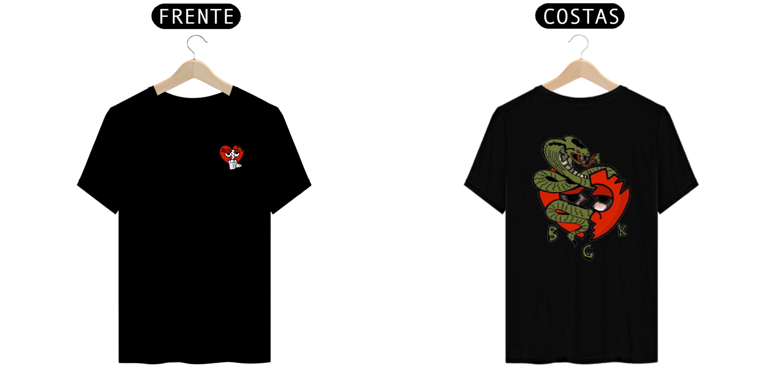 Camisa BGK Coração rachado 